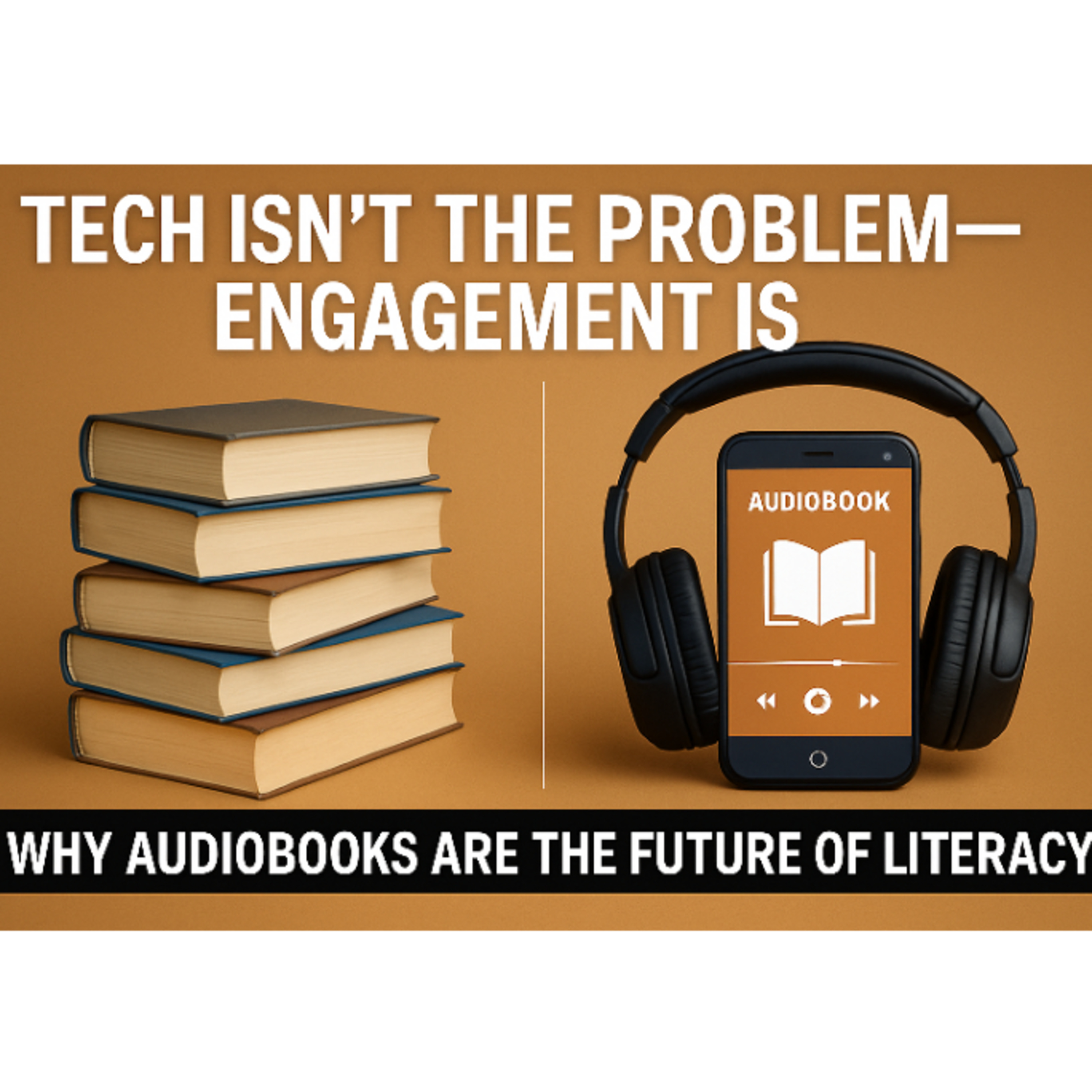 Tech Isn’t the Problem—Engagement Is: Why Audiobooks Are the Future of Literacy episode artwork