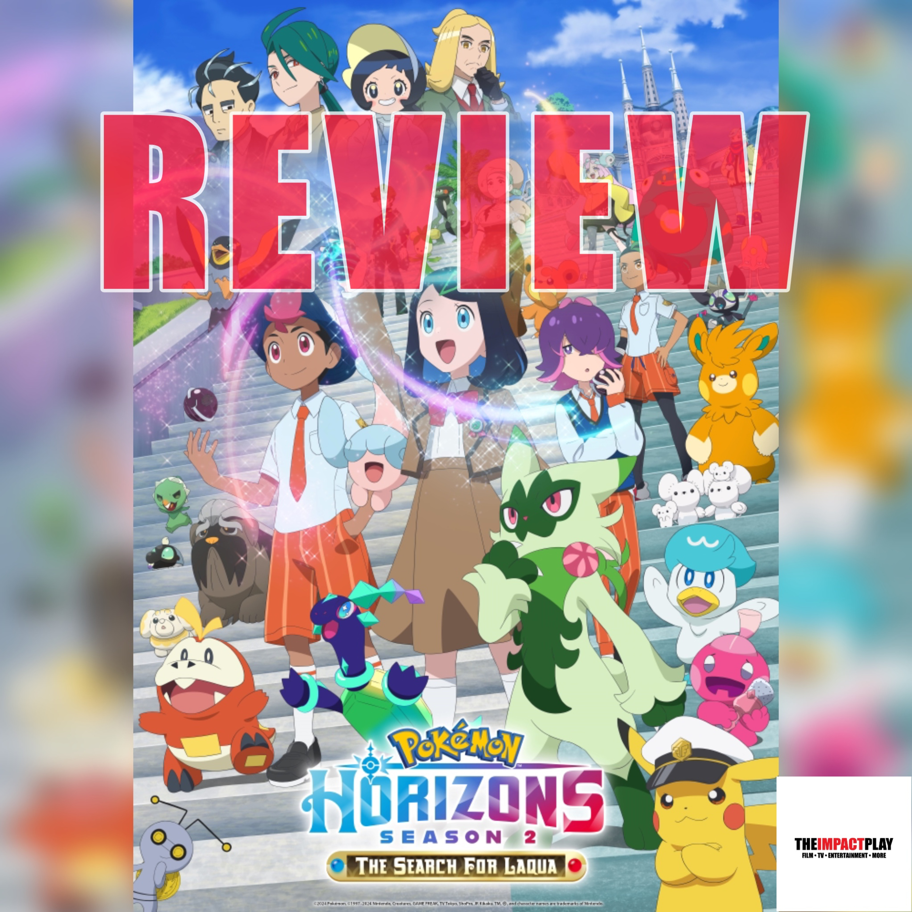 Episode 446: Reviewing Pokémon Horizons: The Series Season 2 episode artwork