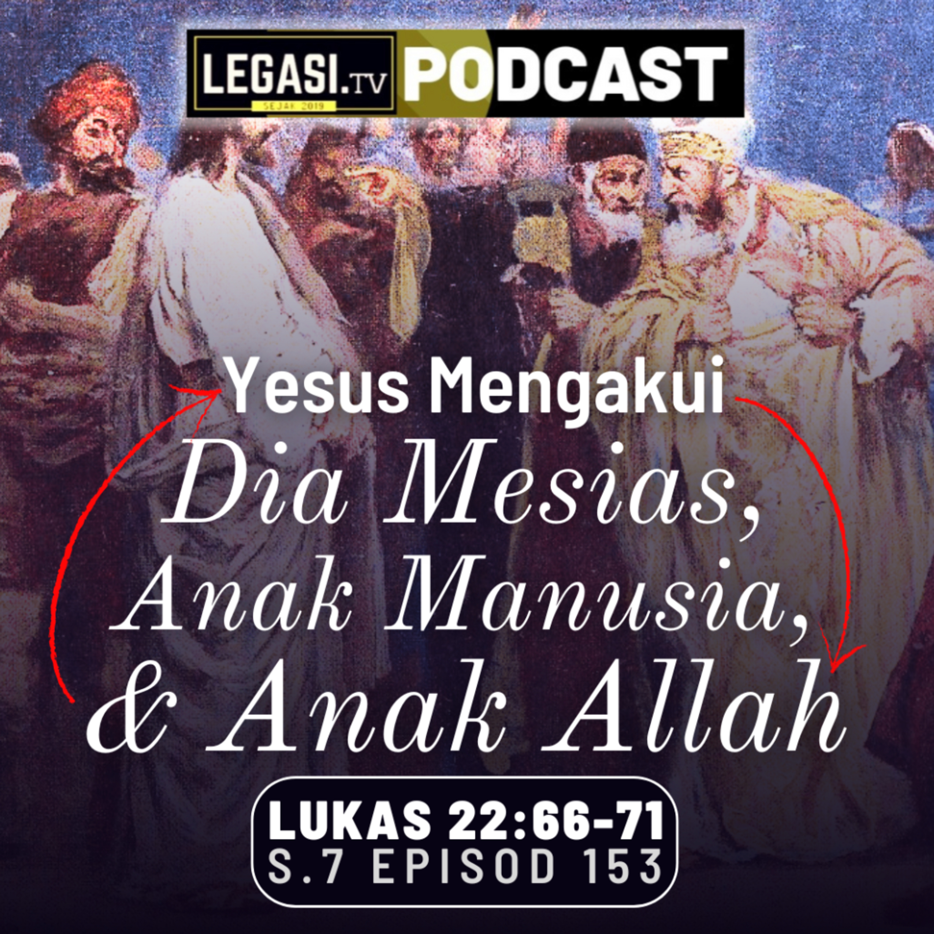 Lukas 22:66-71 Yesus Mengakui Bahawa Dia Ialah Mesias (Kristus), Anak Manusia & Anak Allah episode artwork