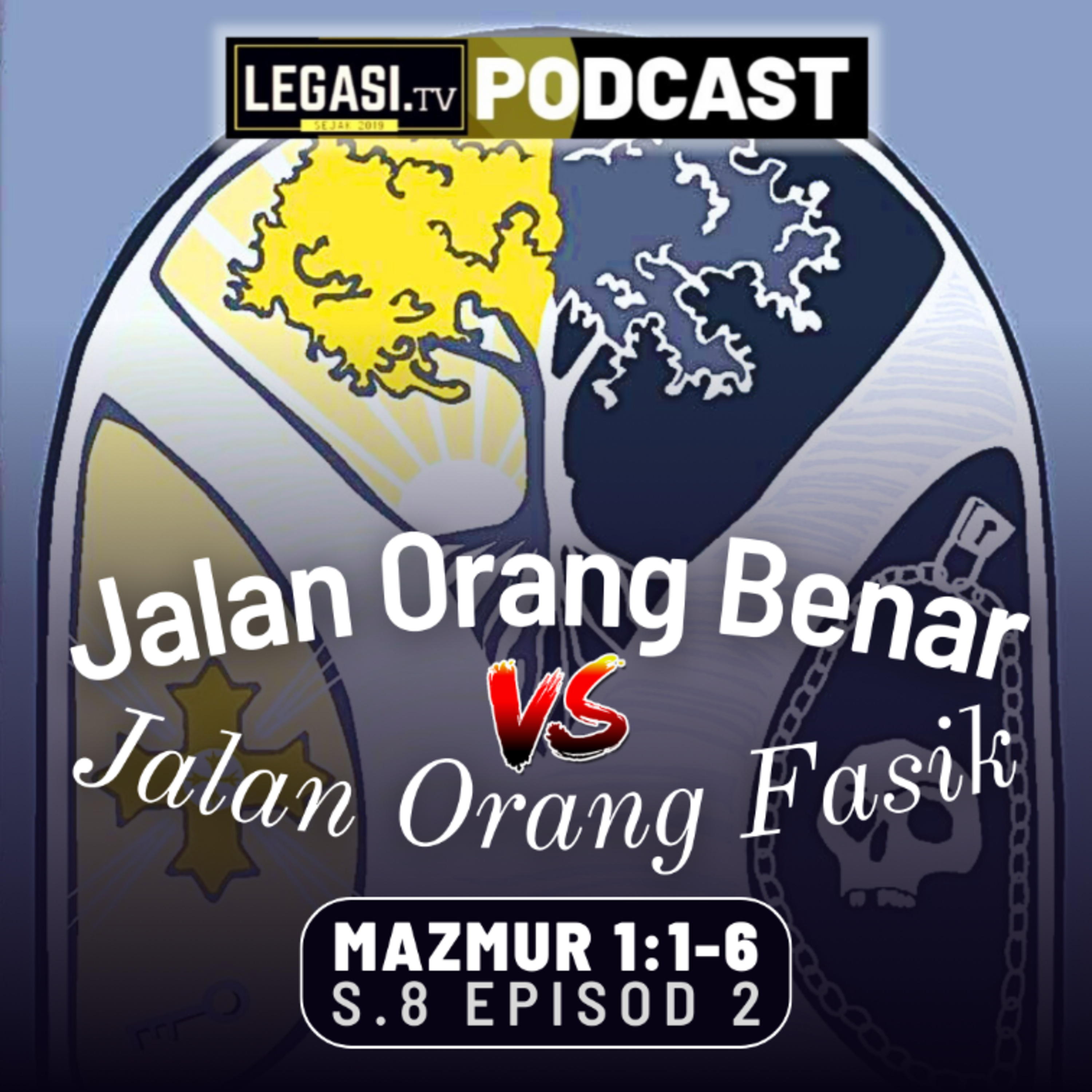 Mazmur 1 Jalan Orang Benar vs. Jalan Orang Fasik - Diberkati vs. Dibinasakan episode artwork