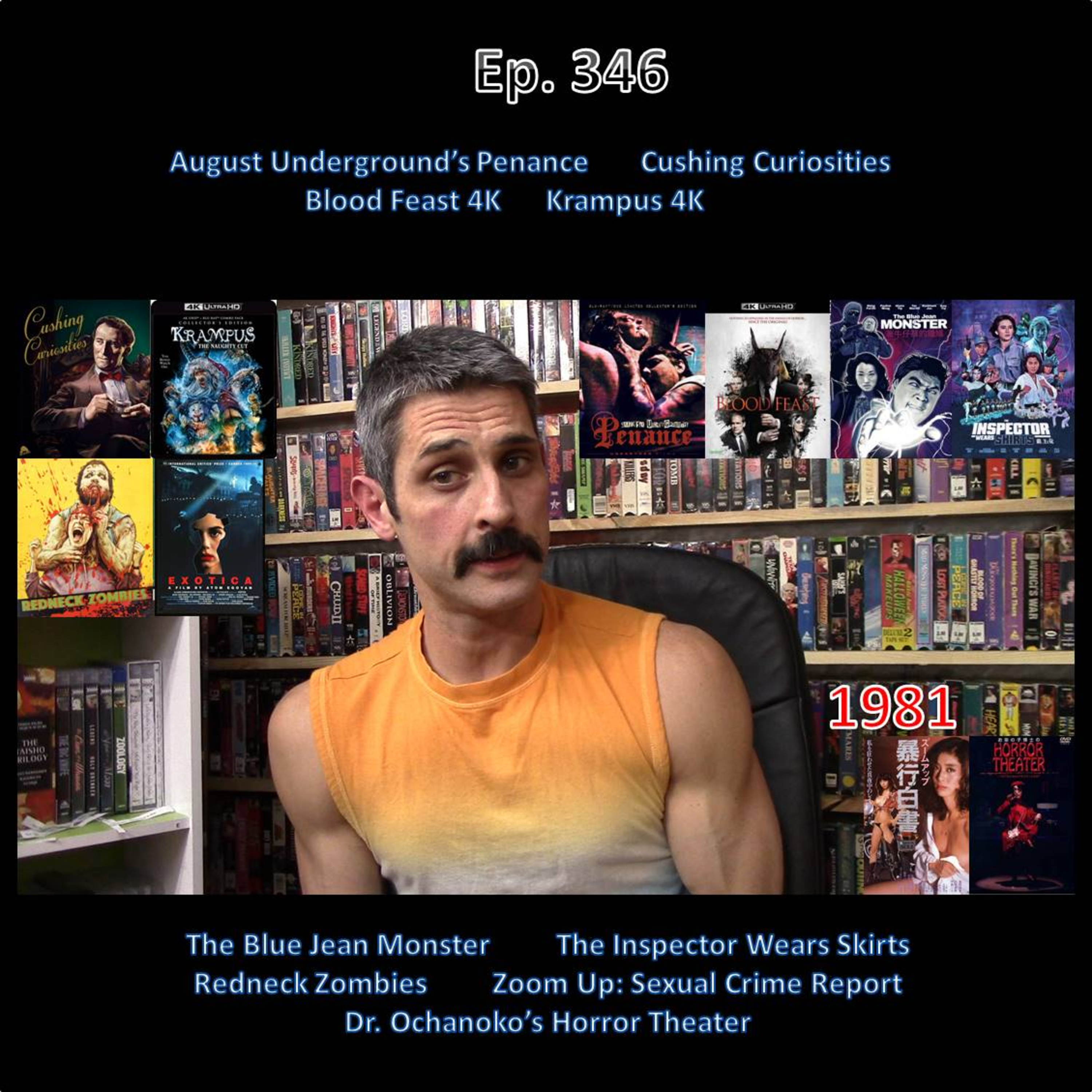 Mrparka's Weekly Reviews and Update Week 346 (12.30.2023) Cushing Curiosities, Blood Jean Monster, Redneck Zombies
