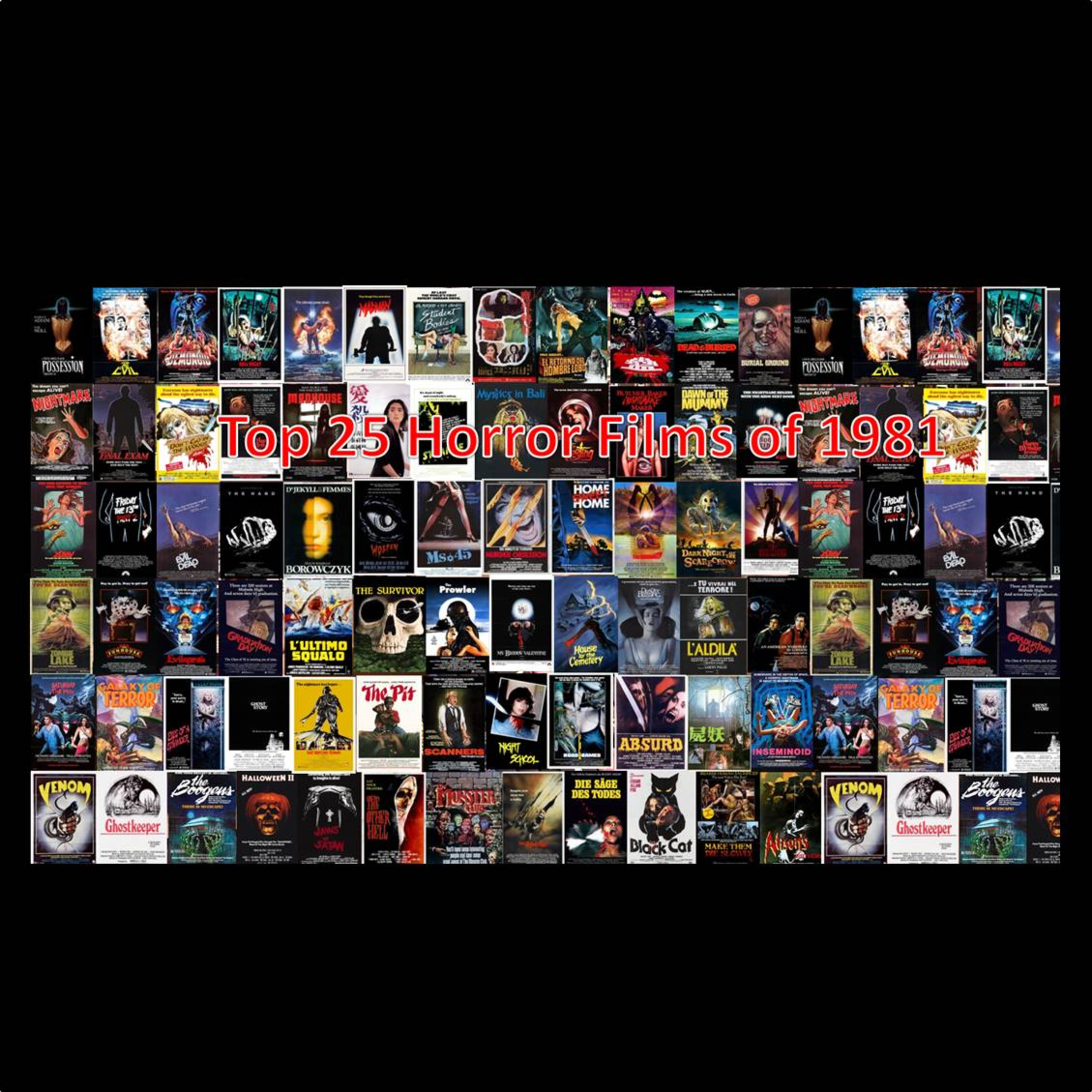 A Year in Review: Top 25 Horror Films of 1981 (Video Essay by MrParka)