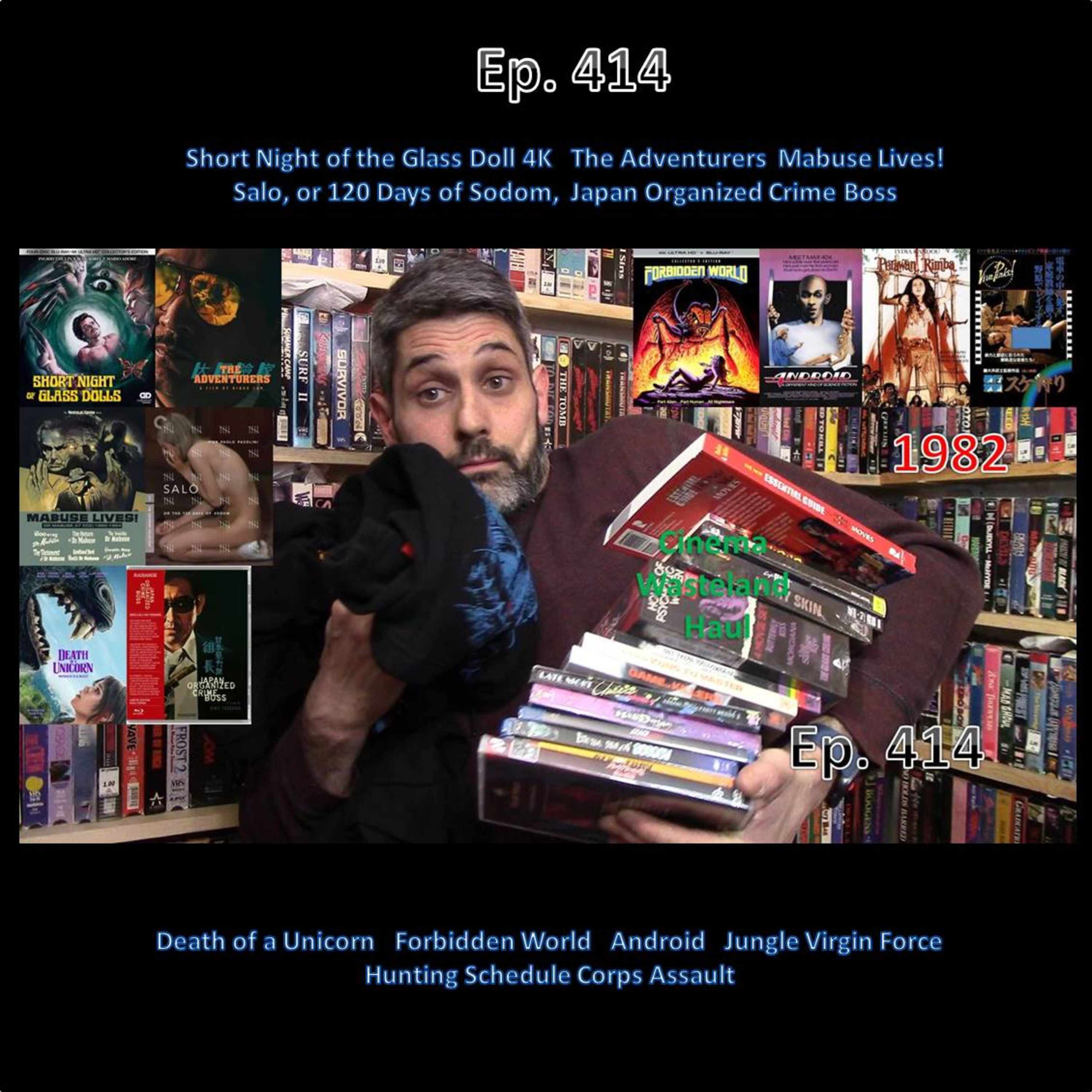 Mrparka's Weekly Reviews and Update Week 414 (04.19.2025) (Short Night of the Glass Dolls 4K, Dr. Mabuse) Cinema Wasteland Haul