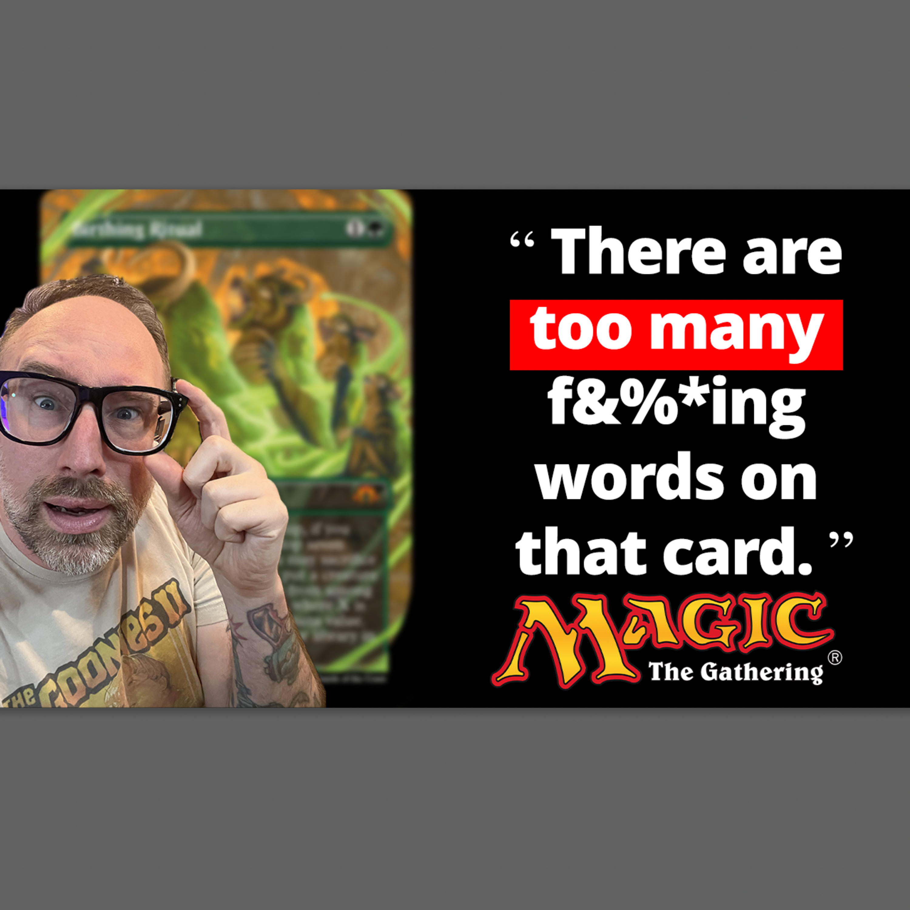[Video] Some of these Green Modern Horizons 3 Cards have extra Lines of Text! #mtglegacy episode artwork