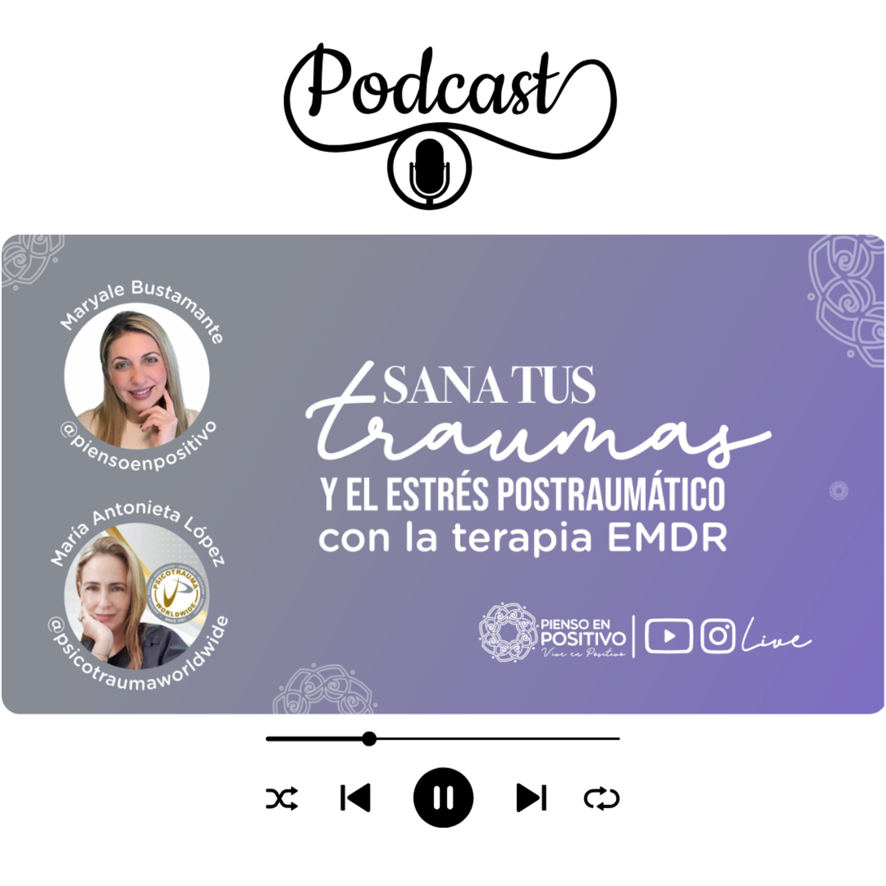 Sana tus Traumas y el Estrés Postraumático con la Terapia EMDR 🤲🏻 episode artwork