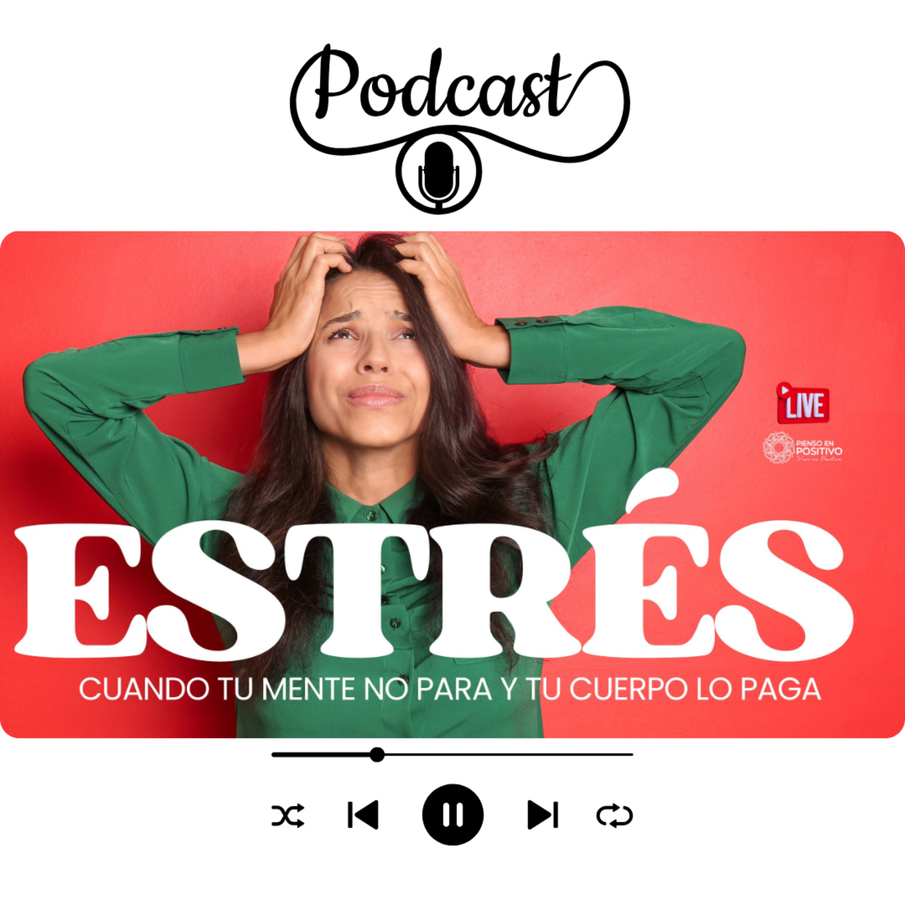 Estrés cuando tu mente no para y tu cuerpo lo paga 🤯 episode artwork
