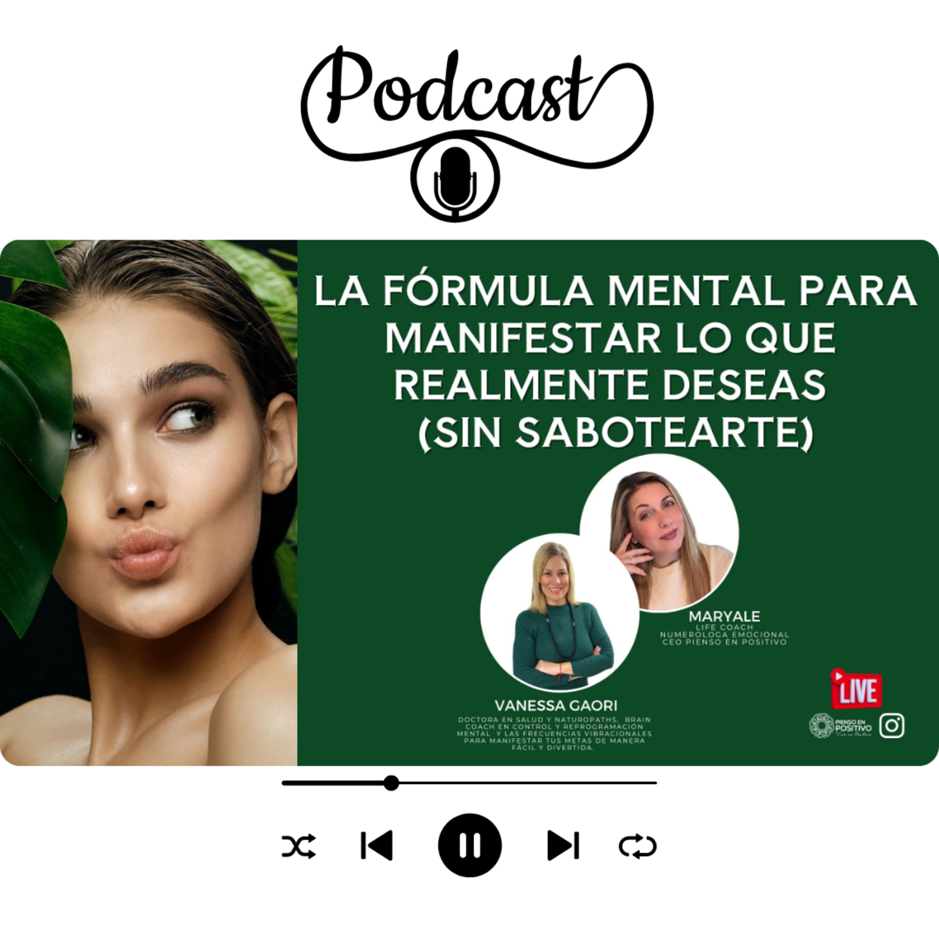La fórmula mental para manifestar lo que realmente deseas (sin sabotearte) ✨☺️⭐  episode artwork
