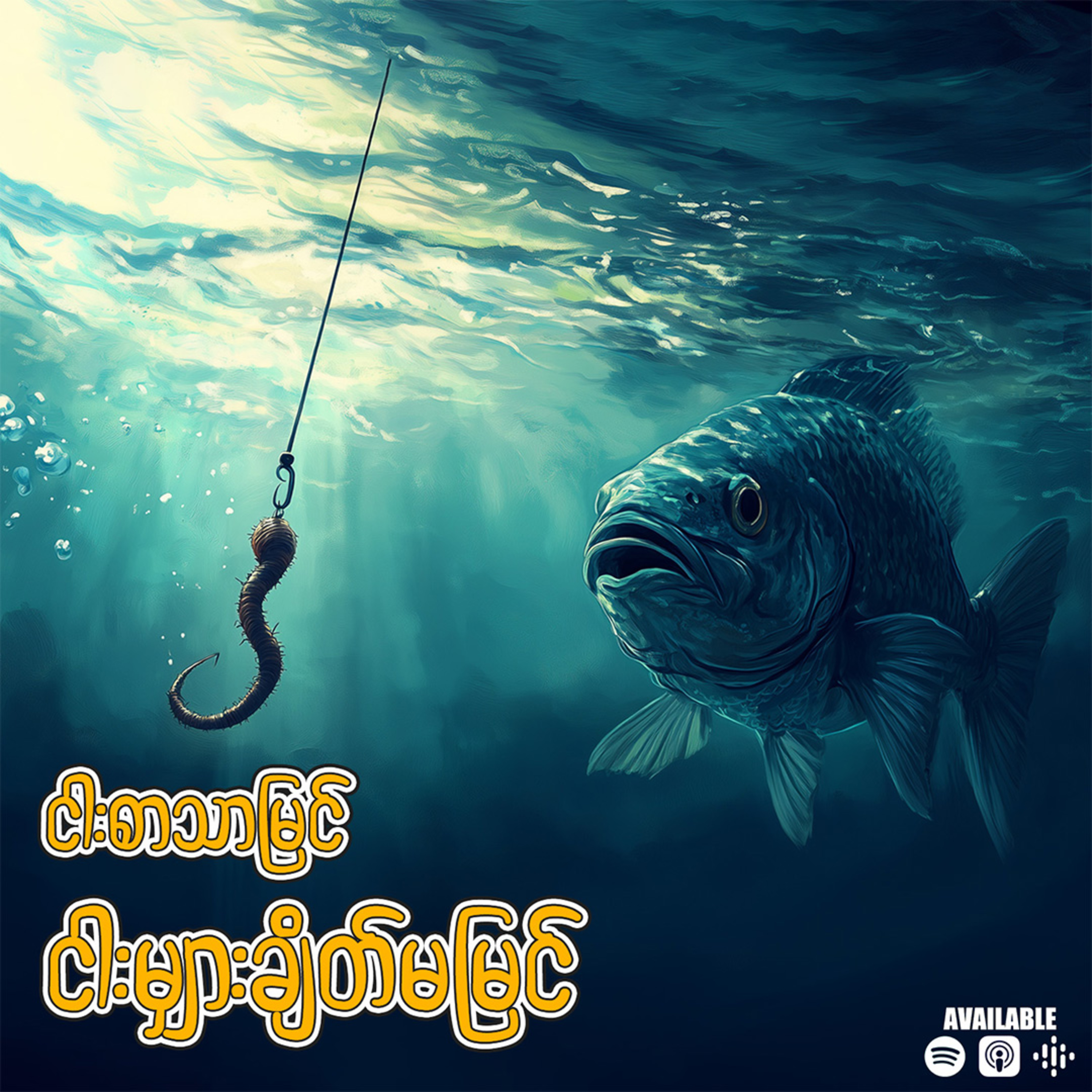 "ငါးစာသာမြင်၊ ငါးမျှားချိတ်မမြင်"