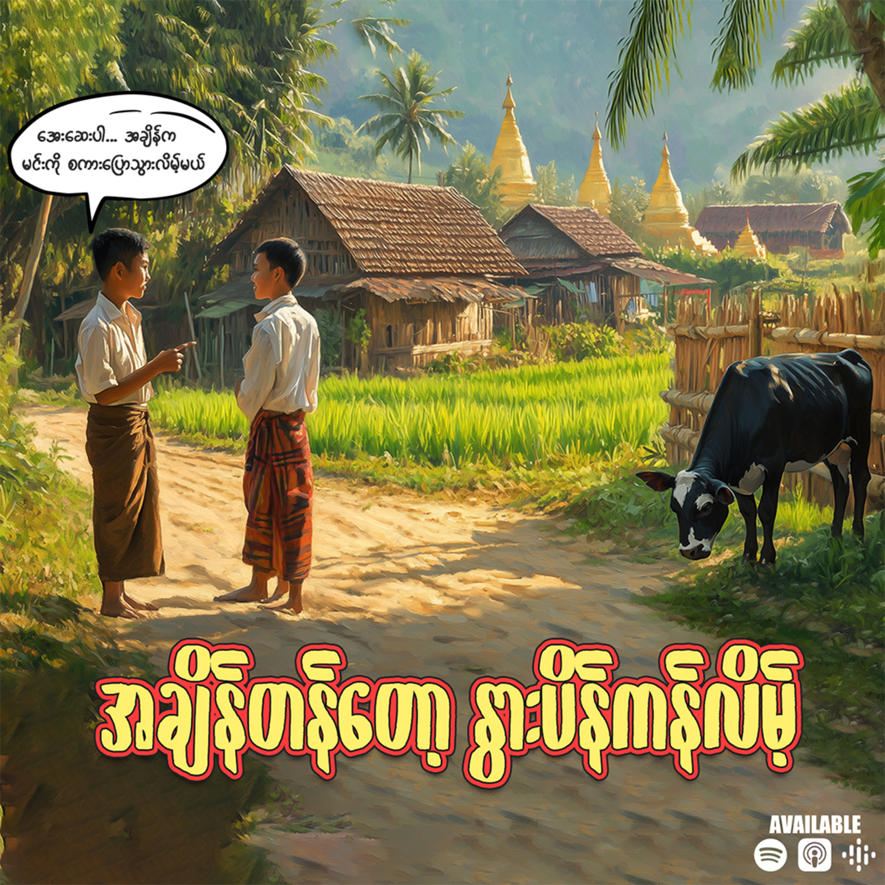 "အချိန်တန်တော့ နွားပိန်ကန်လိမ့်"
