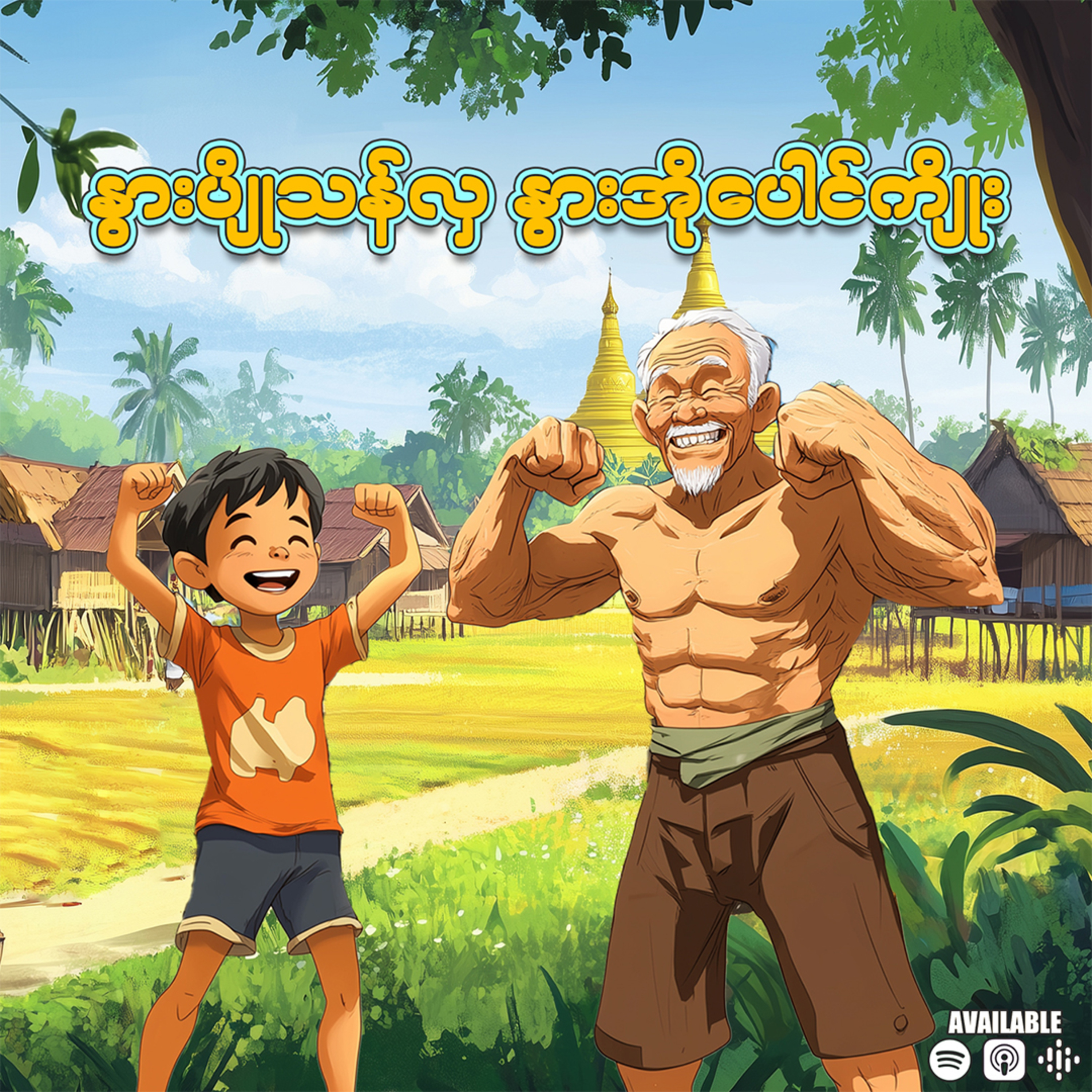 “နွားပျိုသန်လှ နွားအိုပေါင်ကျိုး”