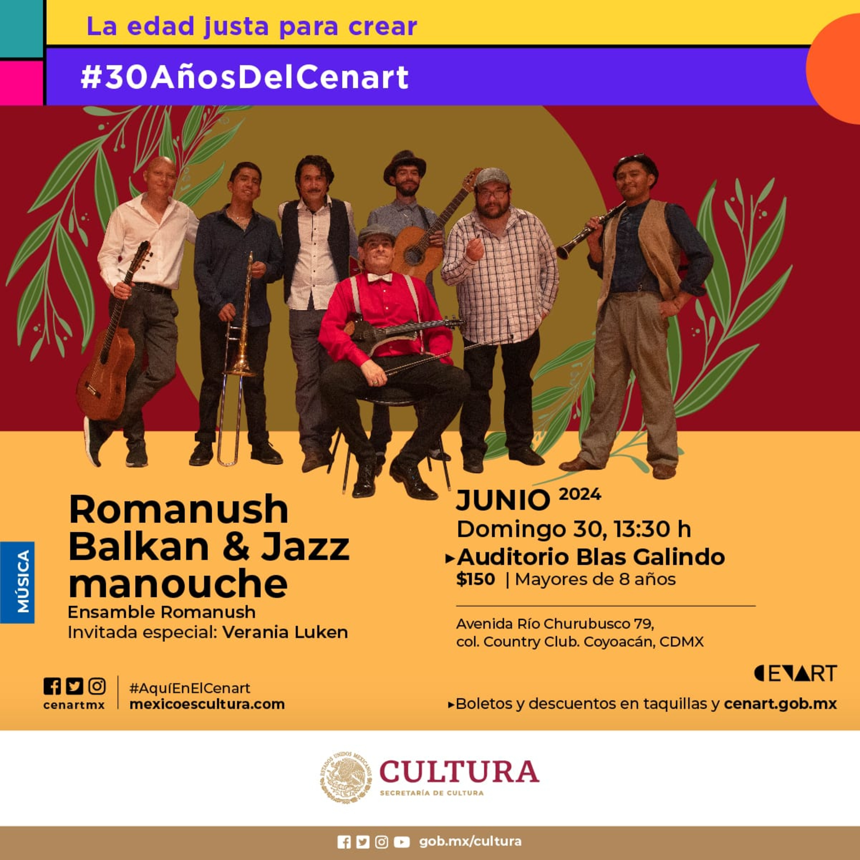 "Romanush Balkan & Jazz Manouche", recital de música gitana que hará vibrar al CENART episode artwork