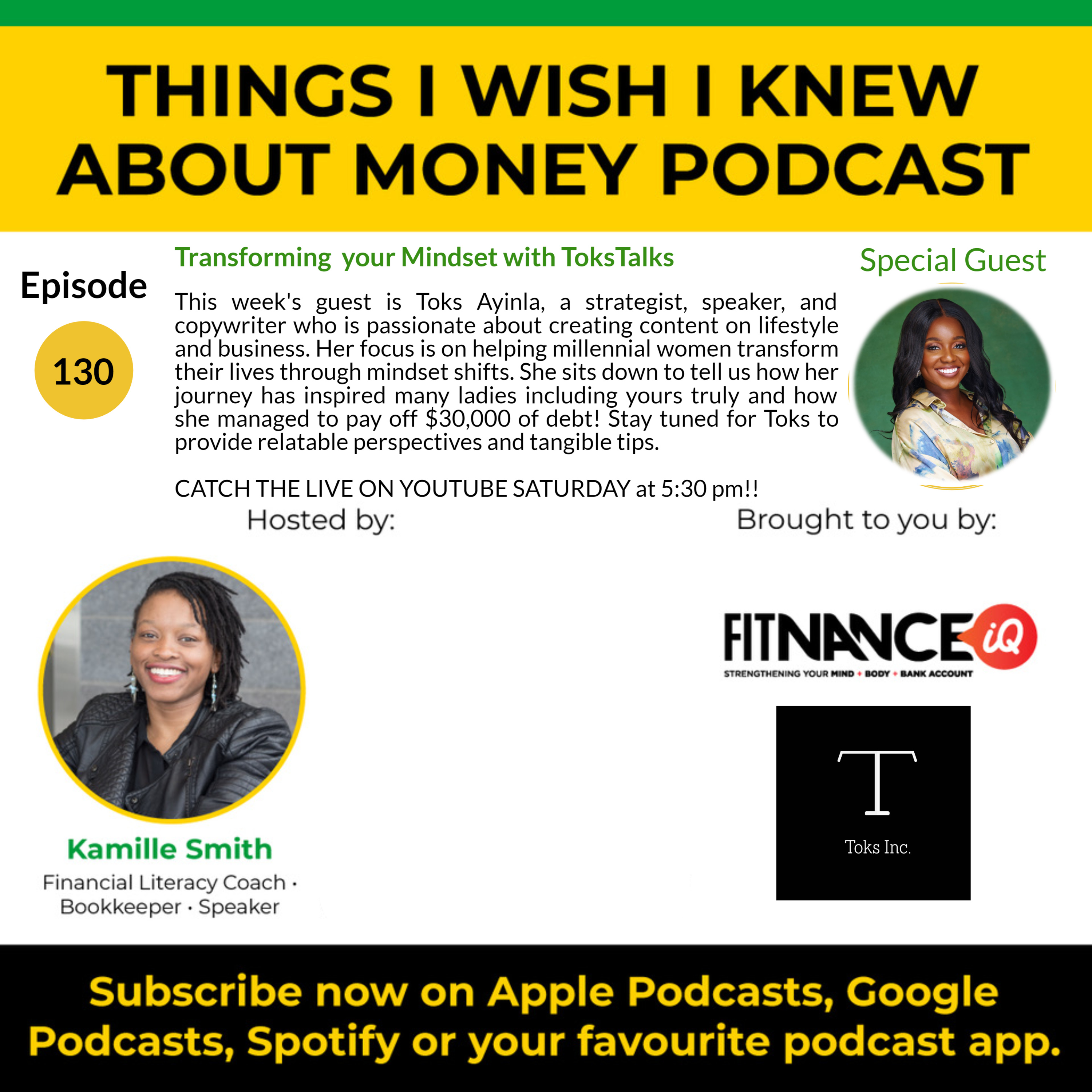Transforming your Mindset With ToksTalks episode artwork