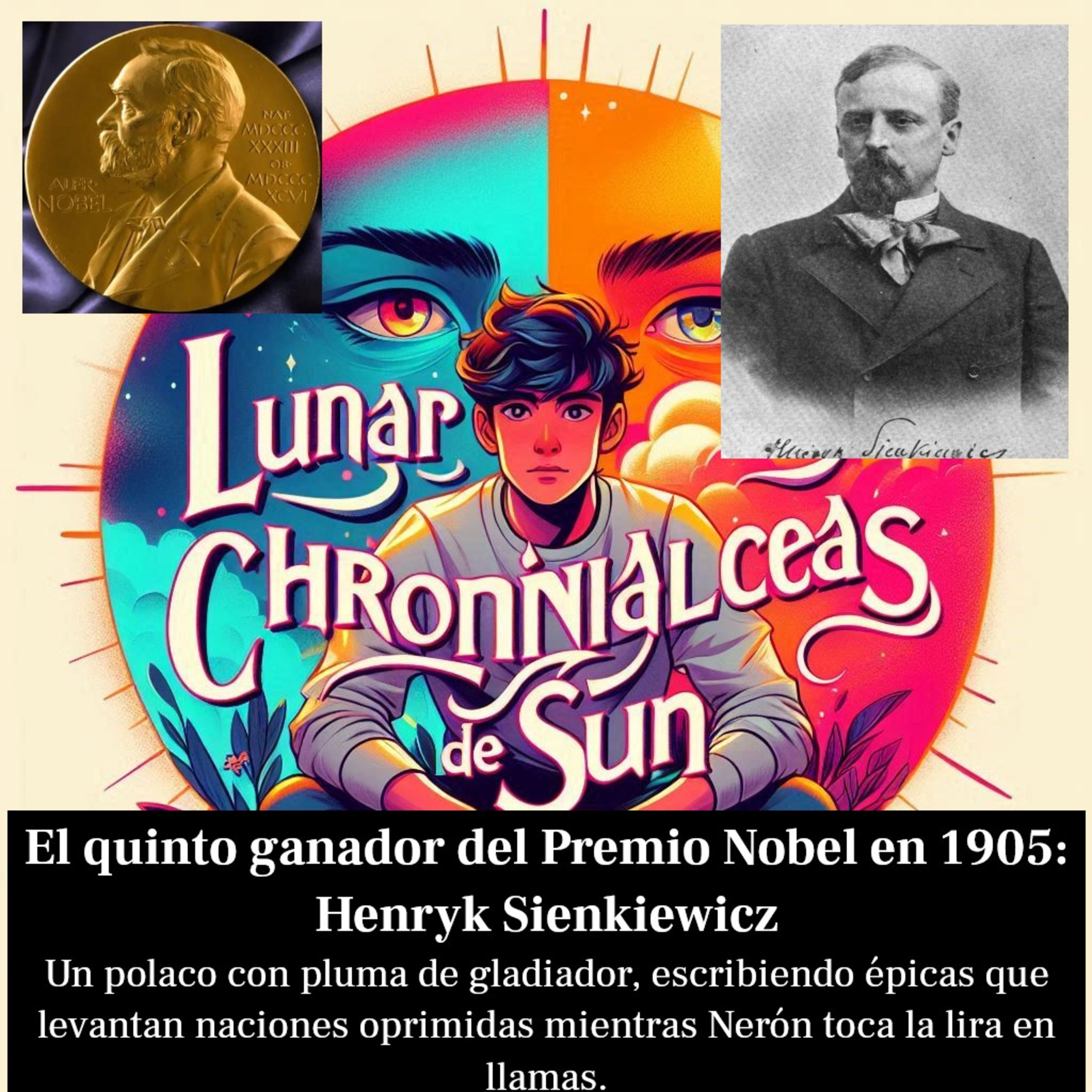 Premio Nobel - 1905: Henryk Sienkiewicz (Polonia) – Novela histórica ("Quo Vadis"). episode artwork