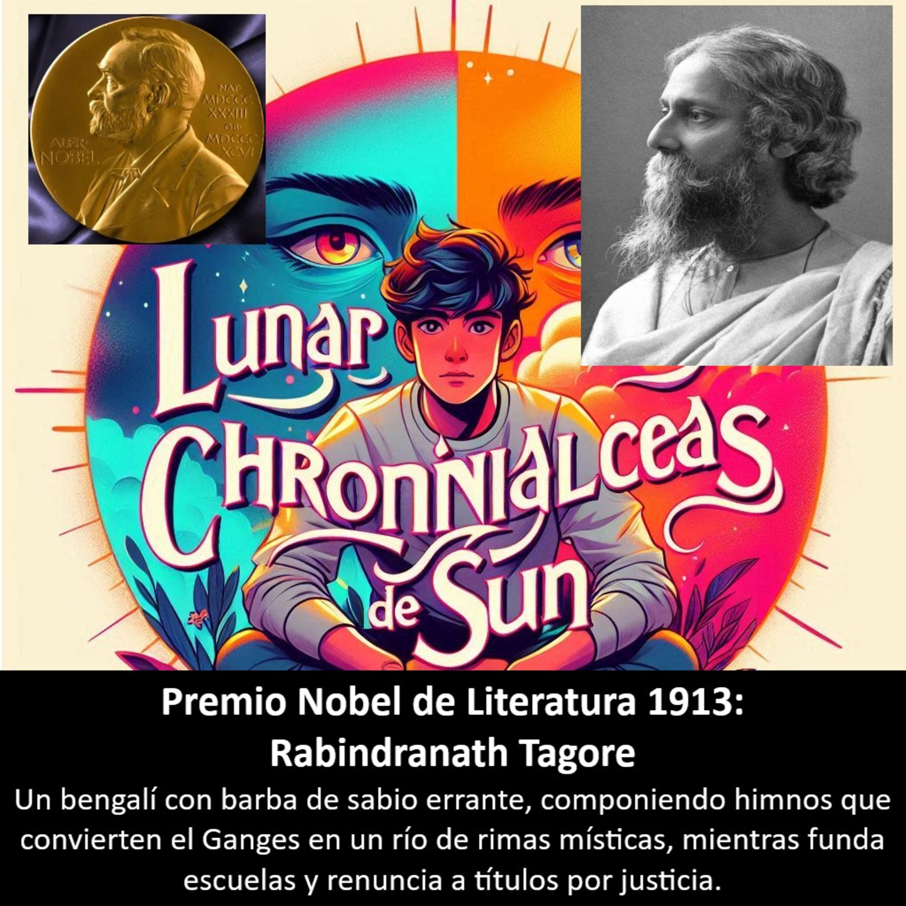 Premio Nobel - 1913. Rabindranath #Tagore (India) – Poesía mística ("Gitanjali"). episode artwork