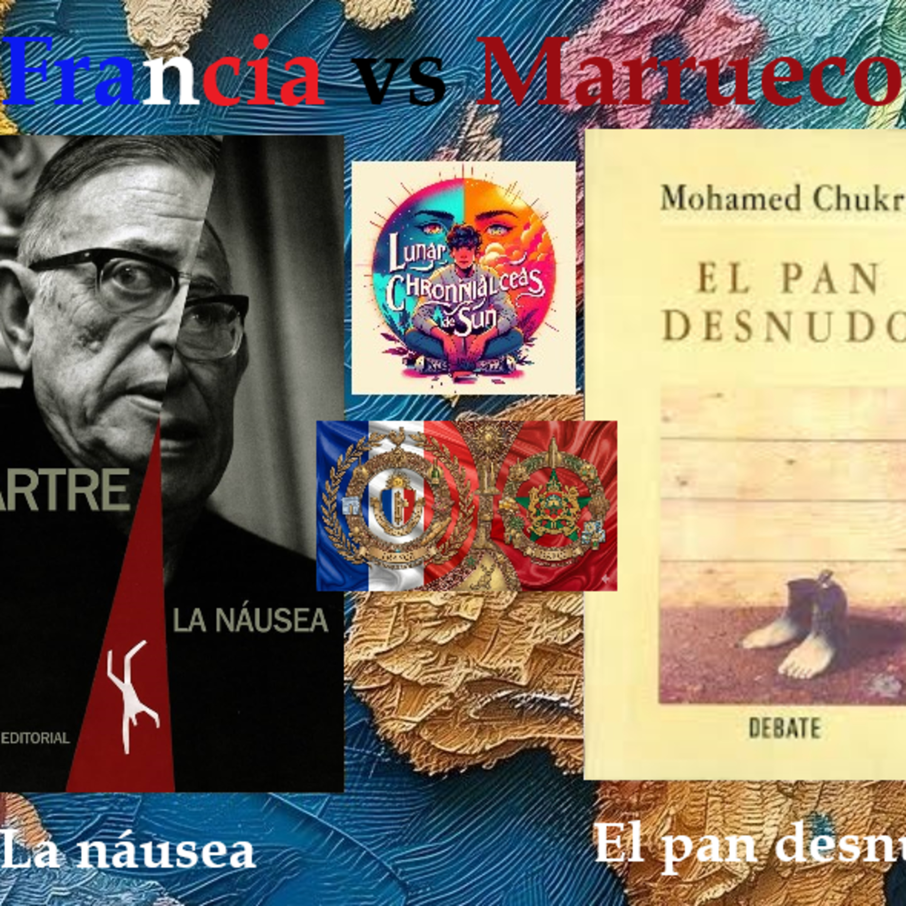"La náusea" de Jean-Paul Sartre vs "El pan desnudo" de Mohamed Chukri