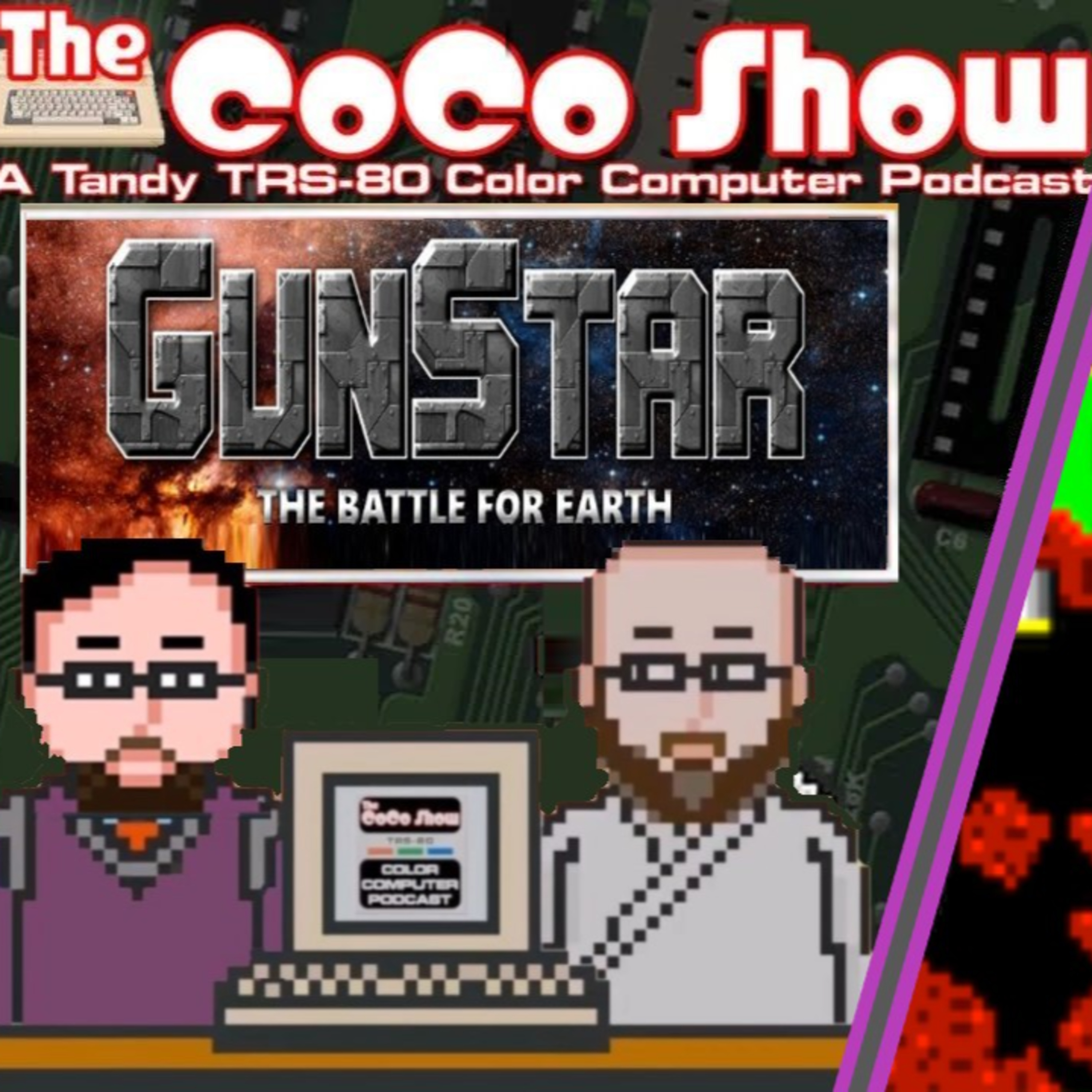 GunStar is the premiere SHMUP on the Color Computer 3! It's the CoCo Show Episode 57 episode artwork