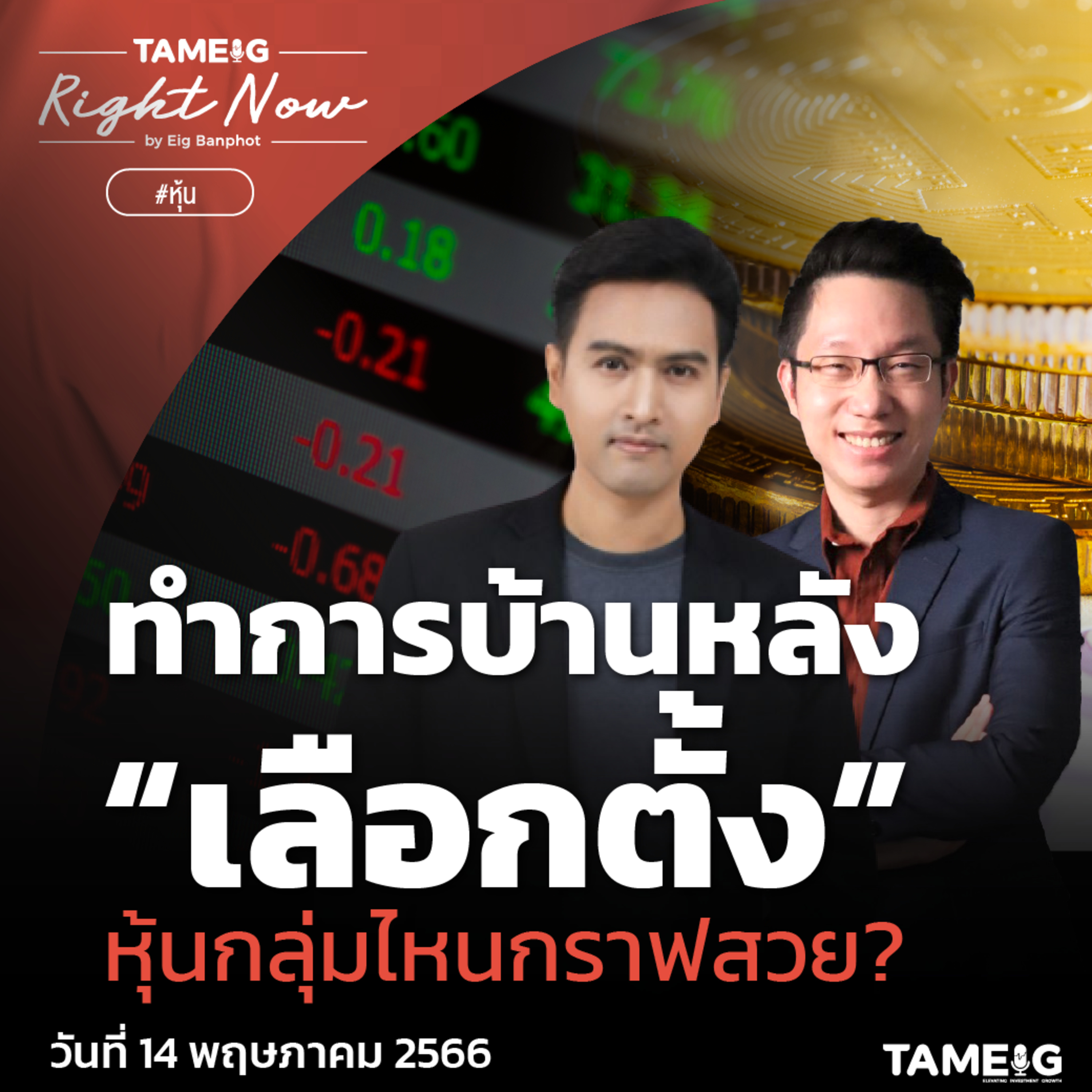 RN592 | ทำการบ้านหลัง “เลือกตั้ง” หุ้นกลุ่มไหนกราฟสวย?