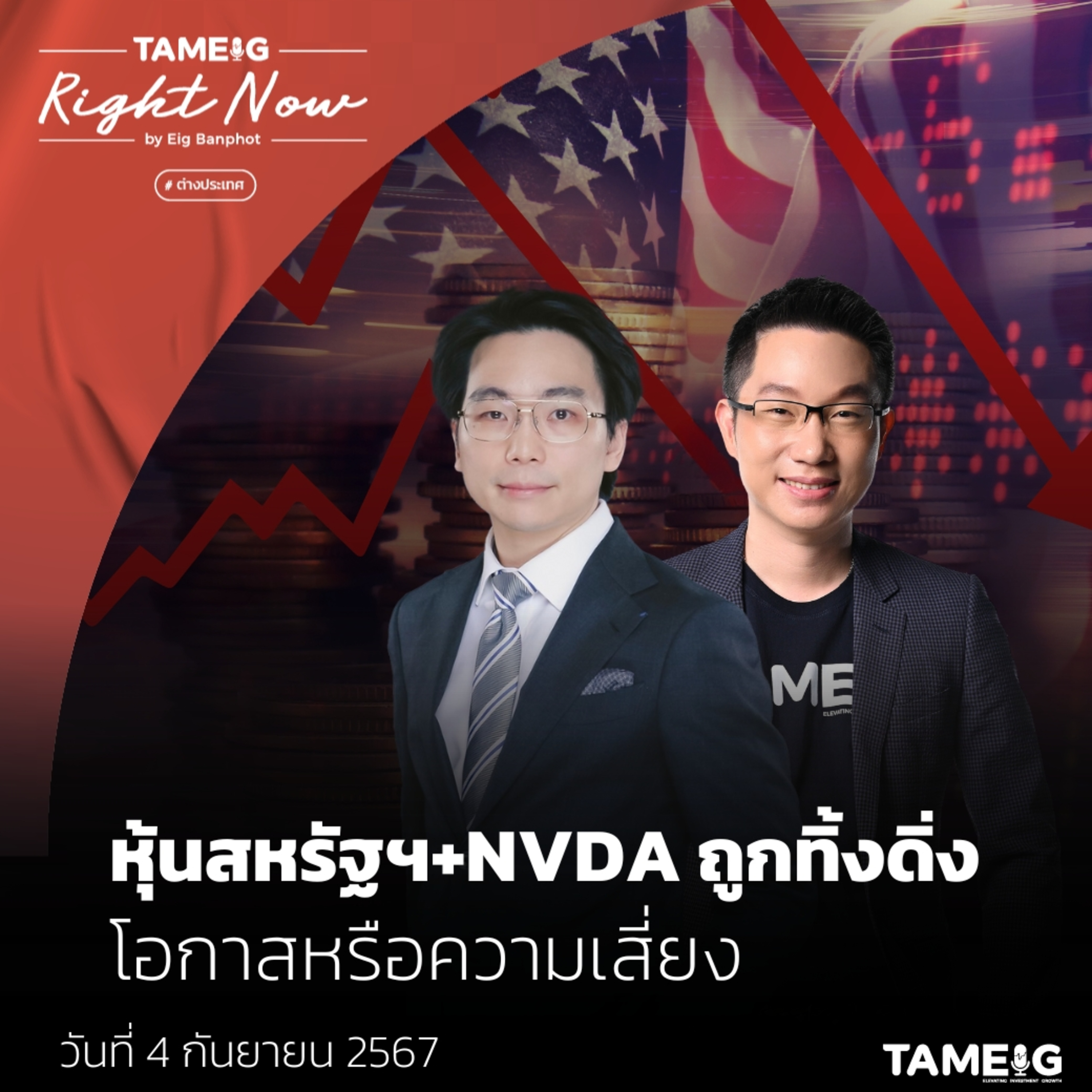 RN1,194 | หุ้นสหรัฐฯ + NVDA ถูกทิ้งดิ่ง โอกาสหรือความเสี่ยง