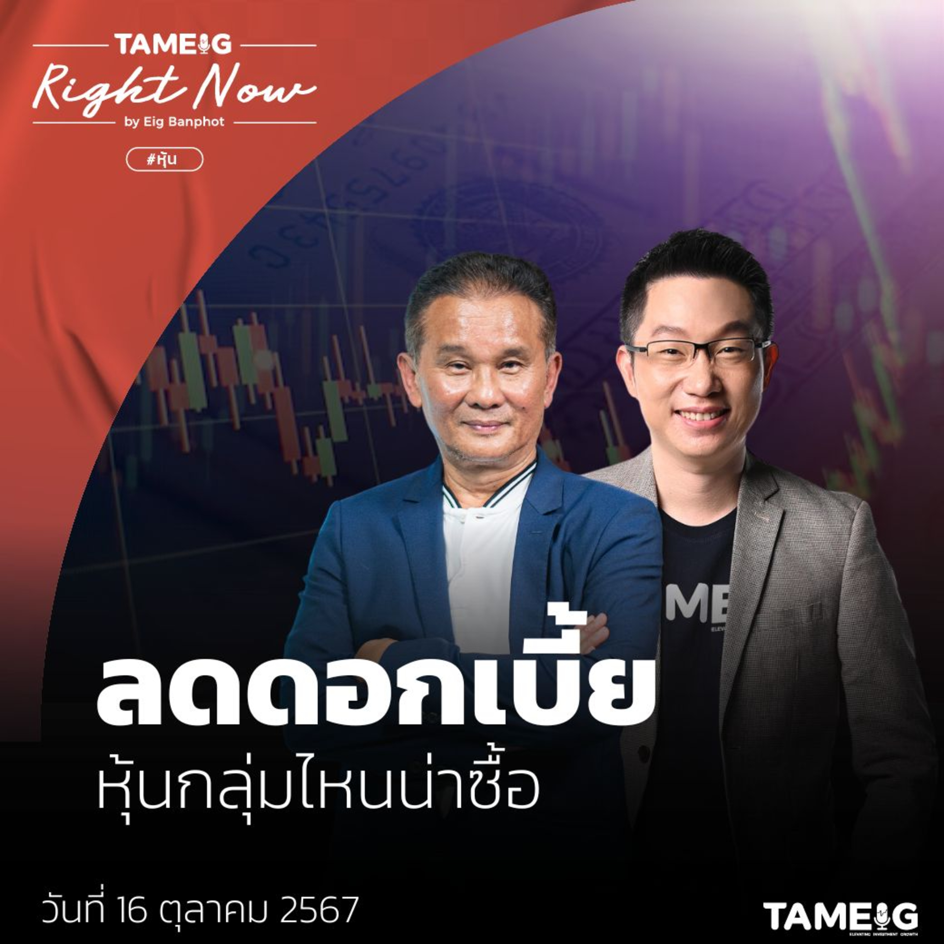 RN1,253 | หุ้นไทยวิ่งแรงหลัง แบงก์ชาติลดดอกเบี้ย กลุ่มไหนยังน่าสะสม