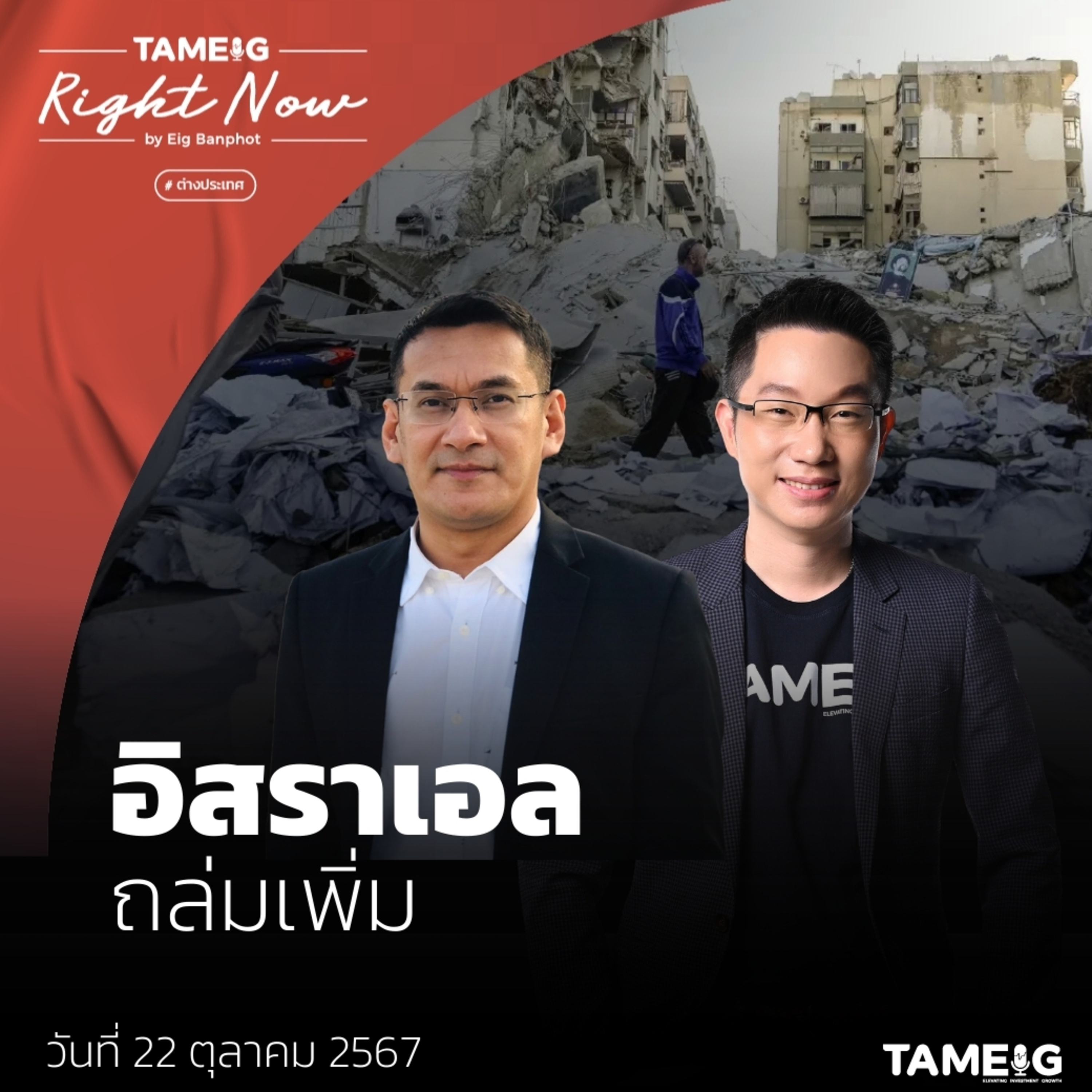 RN1,261 | อิสราเอลเดินหน้าถล่ม ‘เลบานอน’ และโจมตีธนาคาร ‘เฮซบอลเลาะห์’