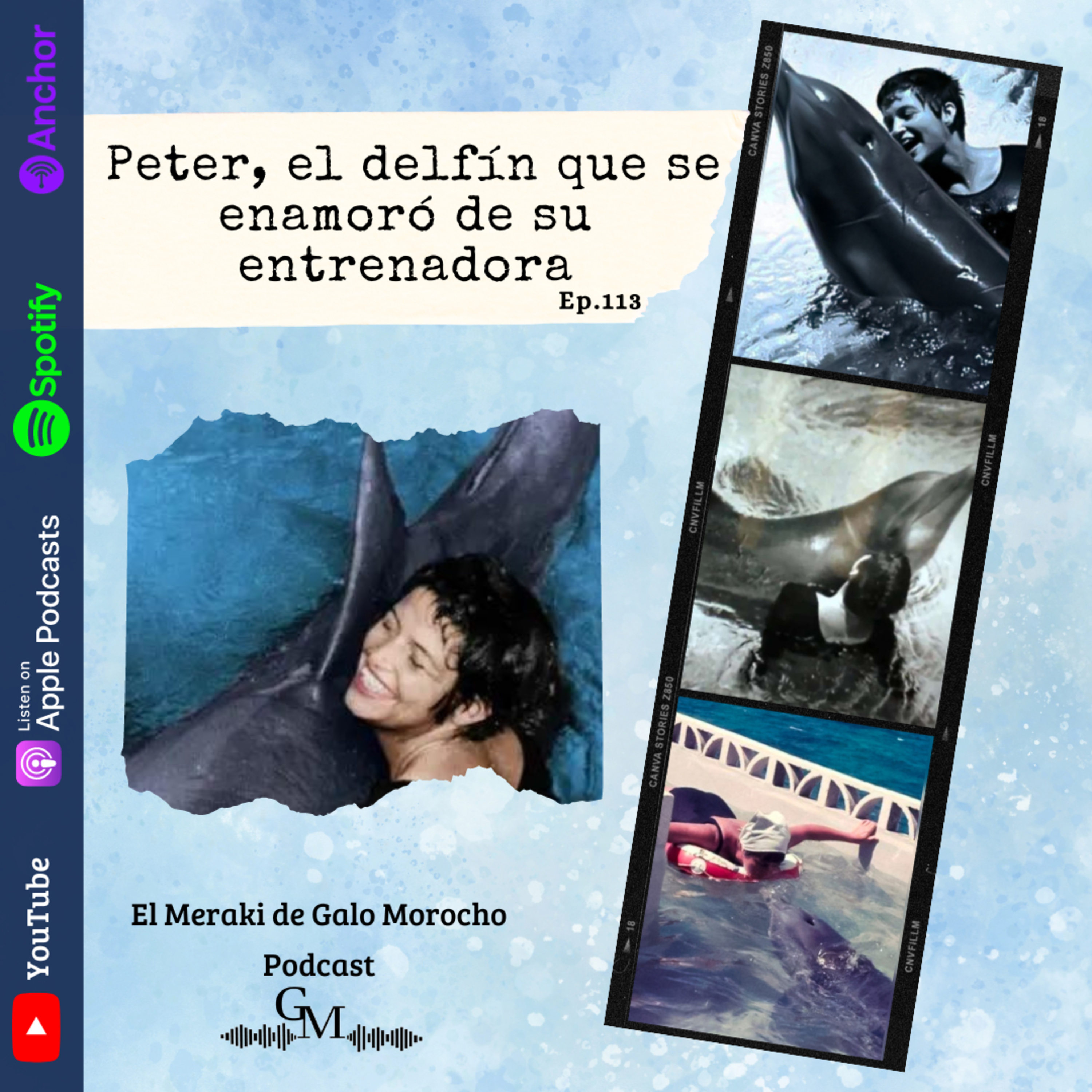 Episodio #113 Peter, el delfín que se enamoró de su entrenadora episode artwork