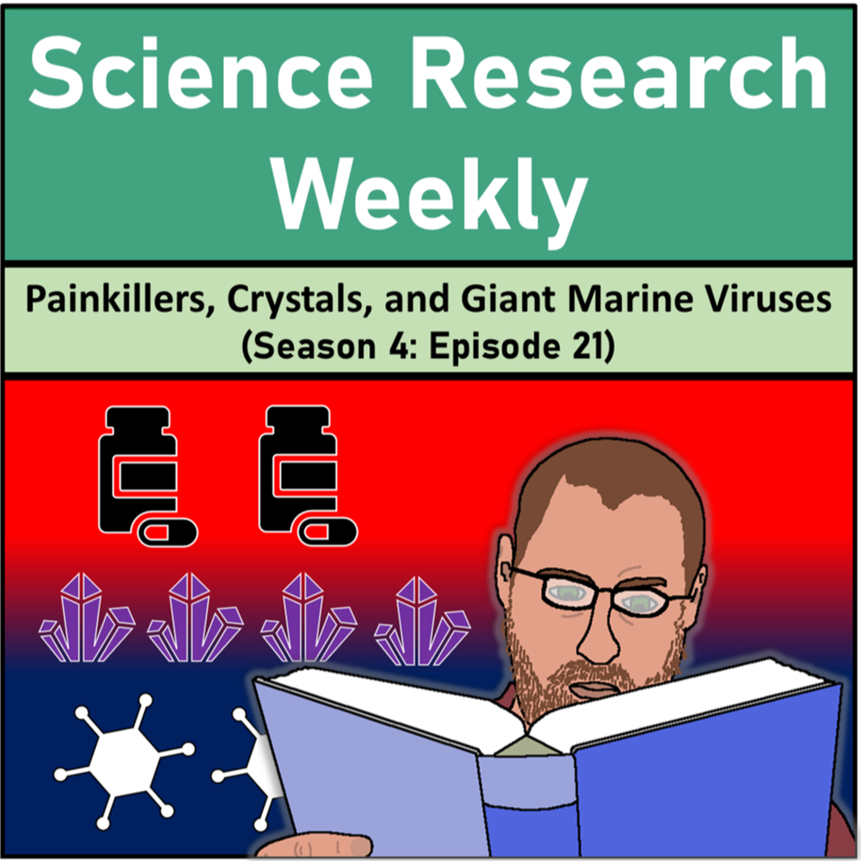Painkillers, Crystals, and Giant Marine Viruses (Season 4: Episode 21) episode artwork