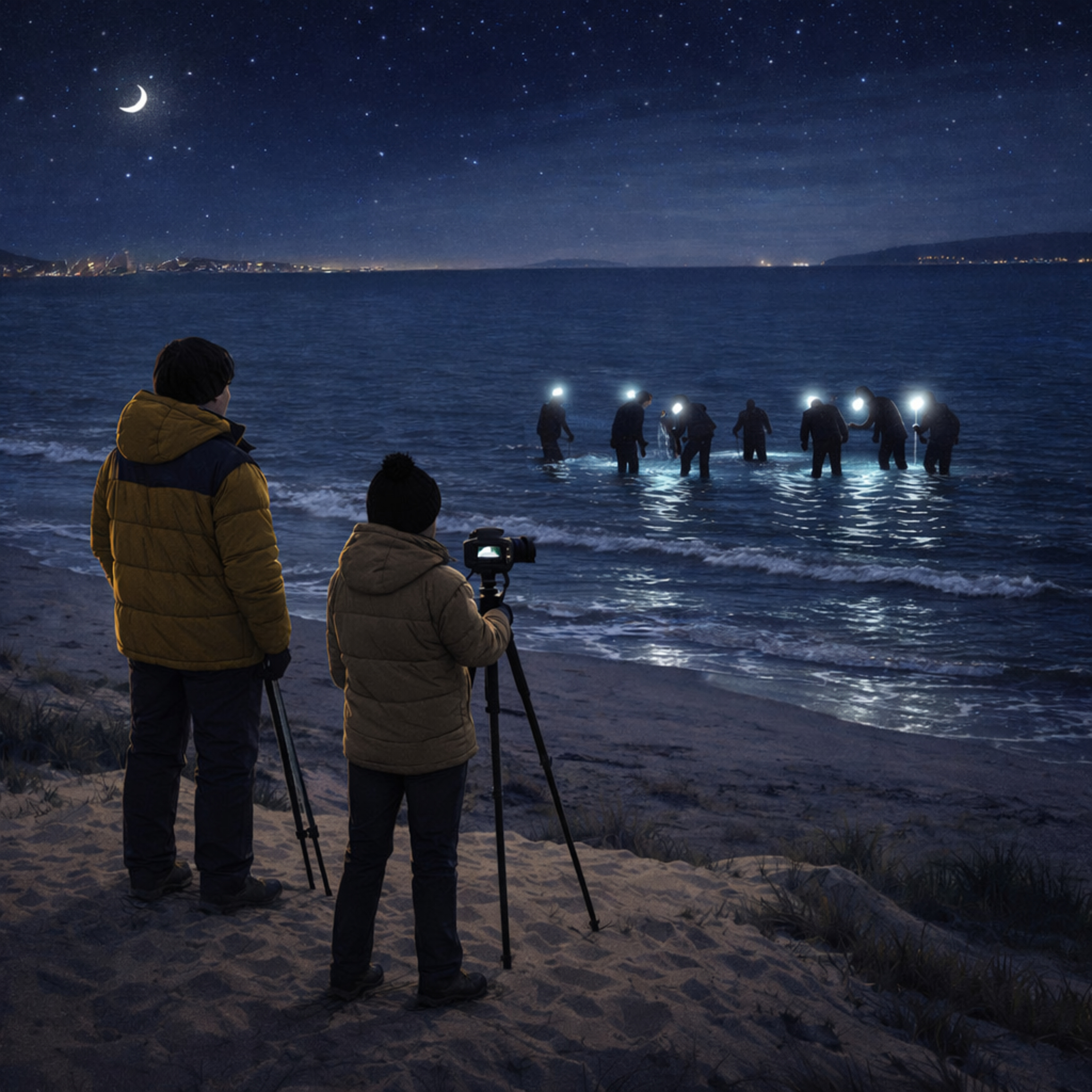 ep.484 火球が見れた！！！夜の海で謎の集団に遭遇