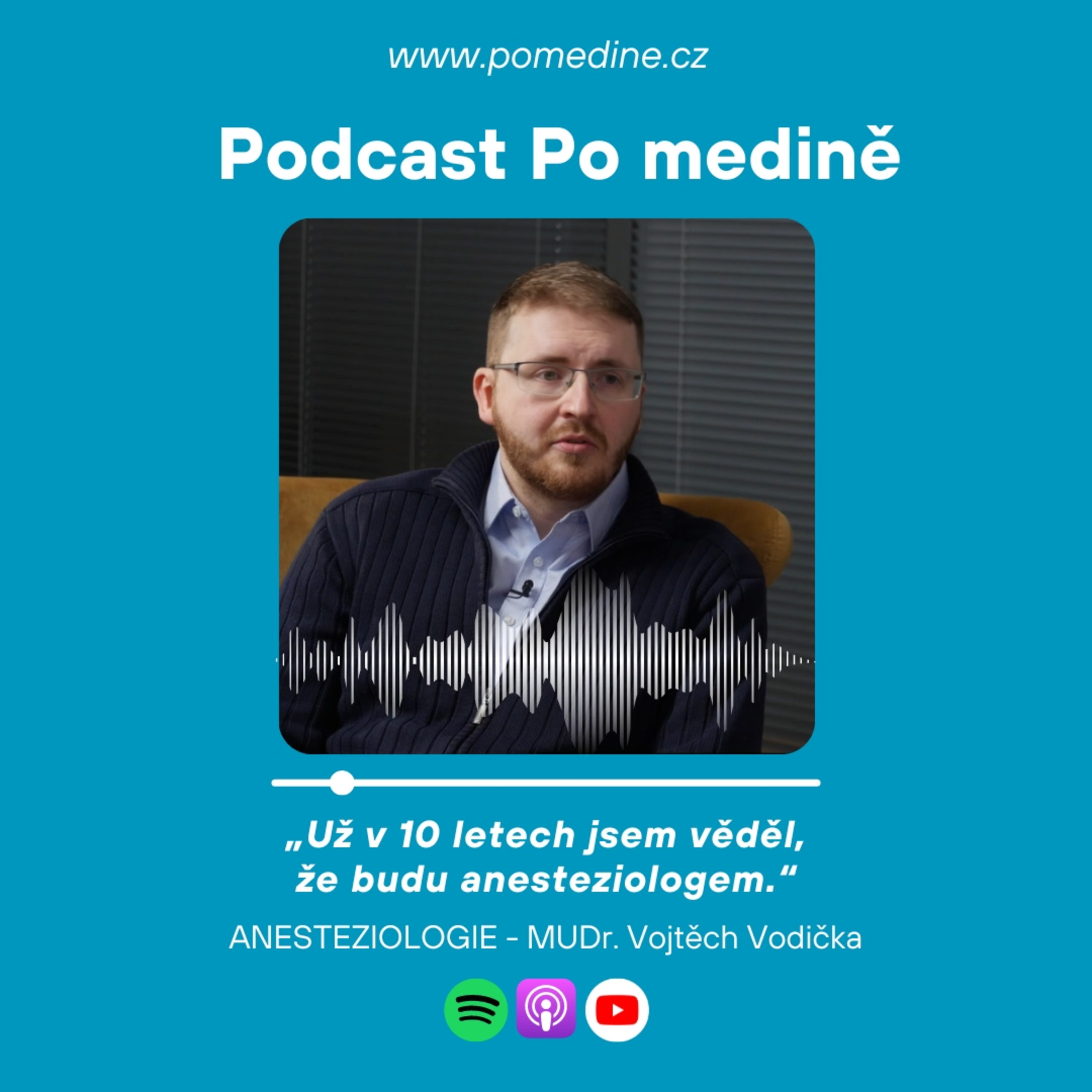 #59 ANESTEZIOLOGIE A INTENZIVNÍ MEDICÍNA - MUDr. Vojtěch Vodička: „Už v 10 letech jsem věděl, že budu anesteziologem.“ episode artwork