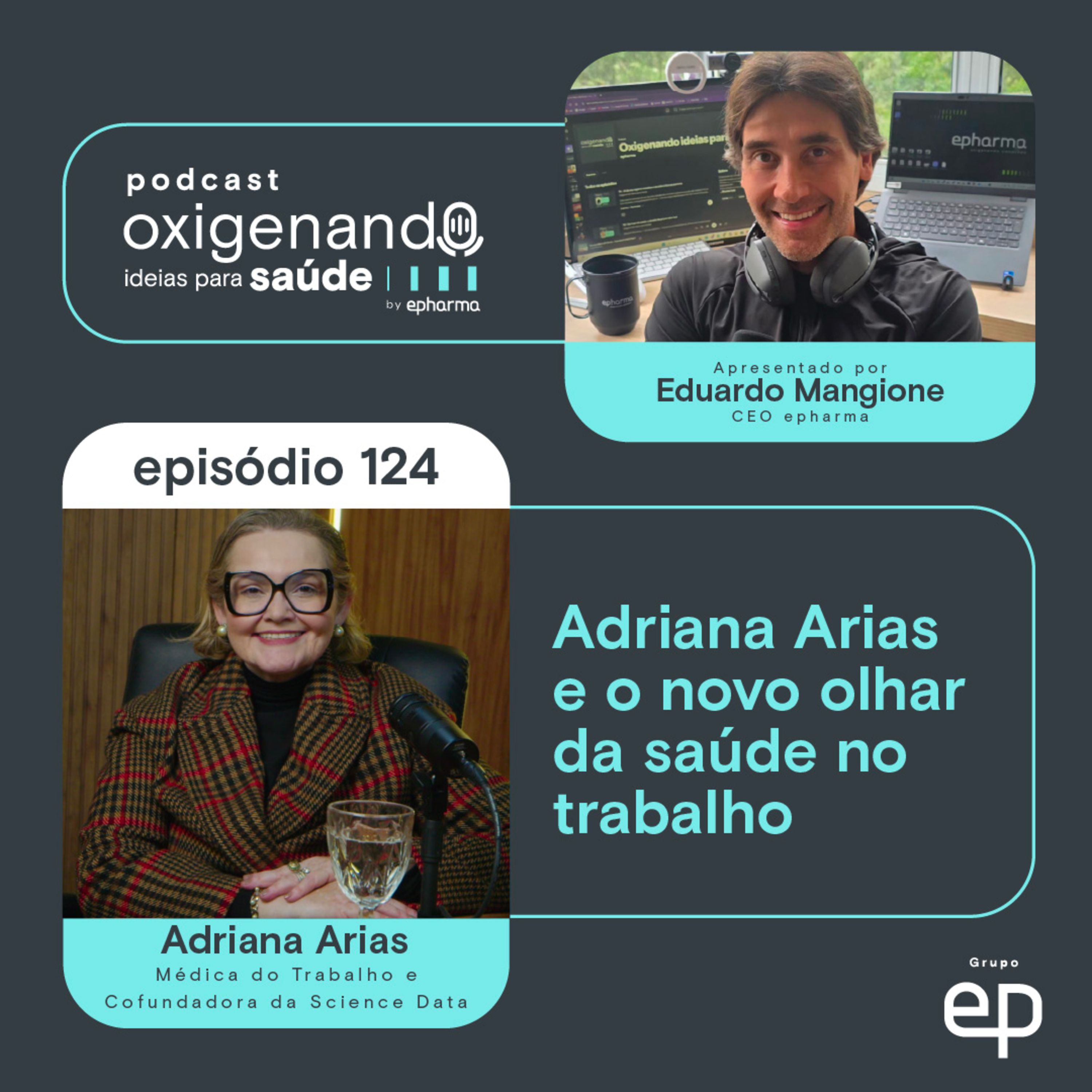124- Adriana Arias e o novo olhar da saúde no trabalho episode artwork
