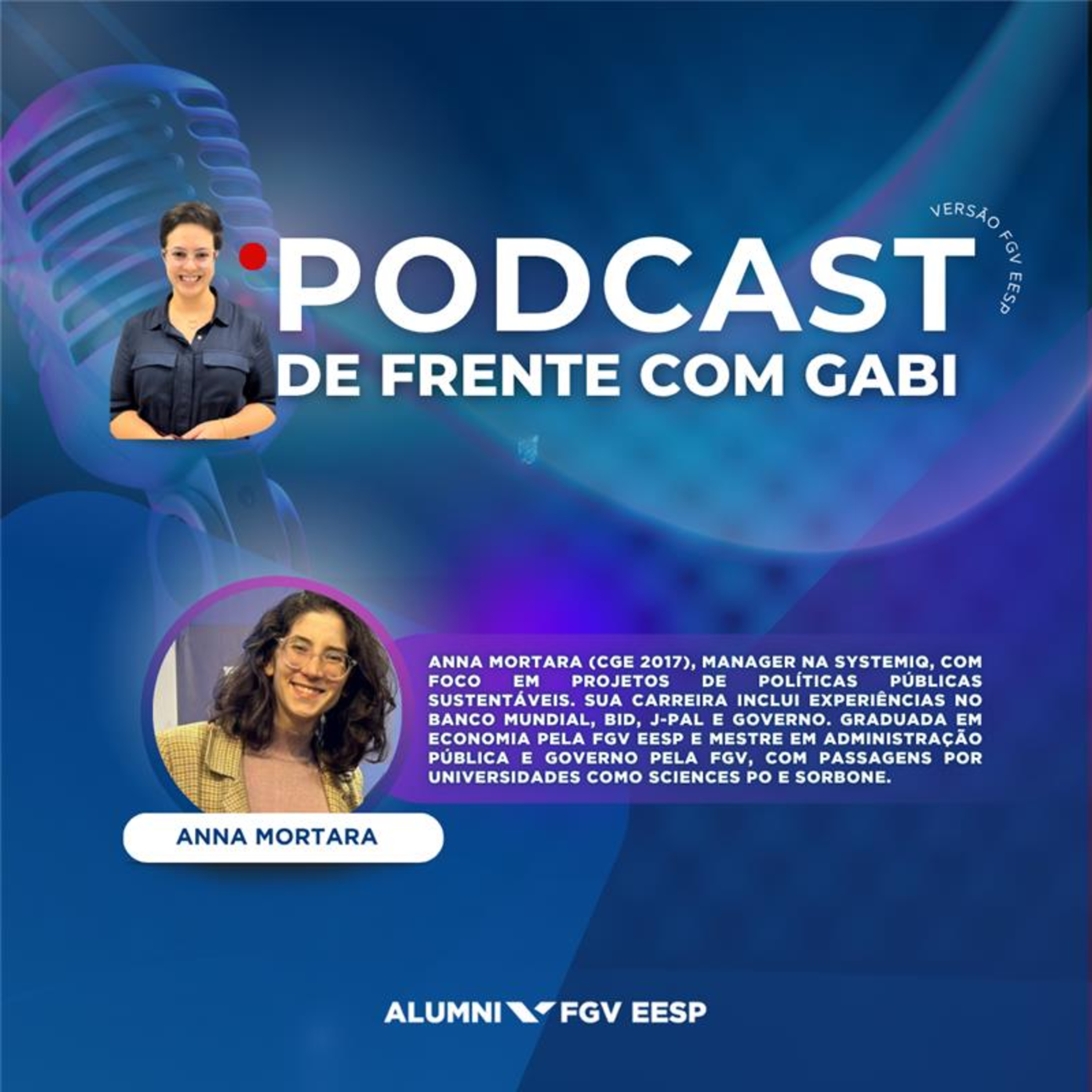 #18 De frente com Gabi | Bate-papo com a economista Anna Mortara