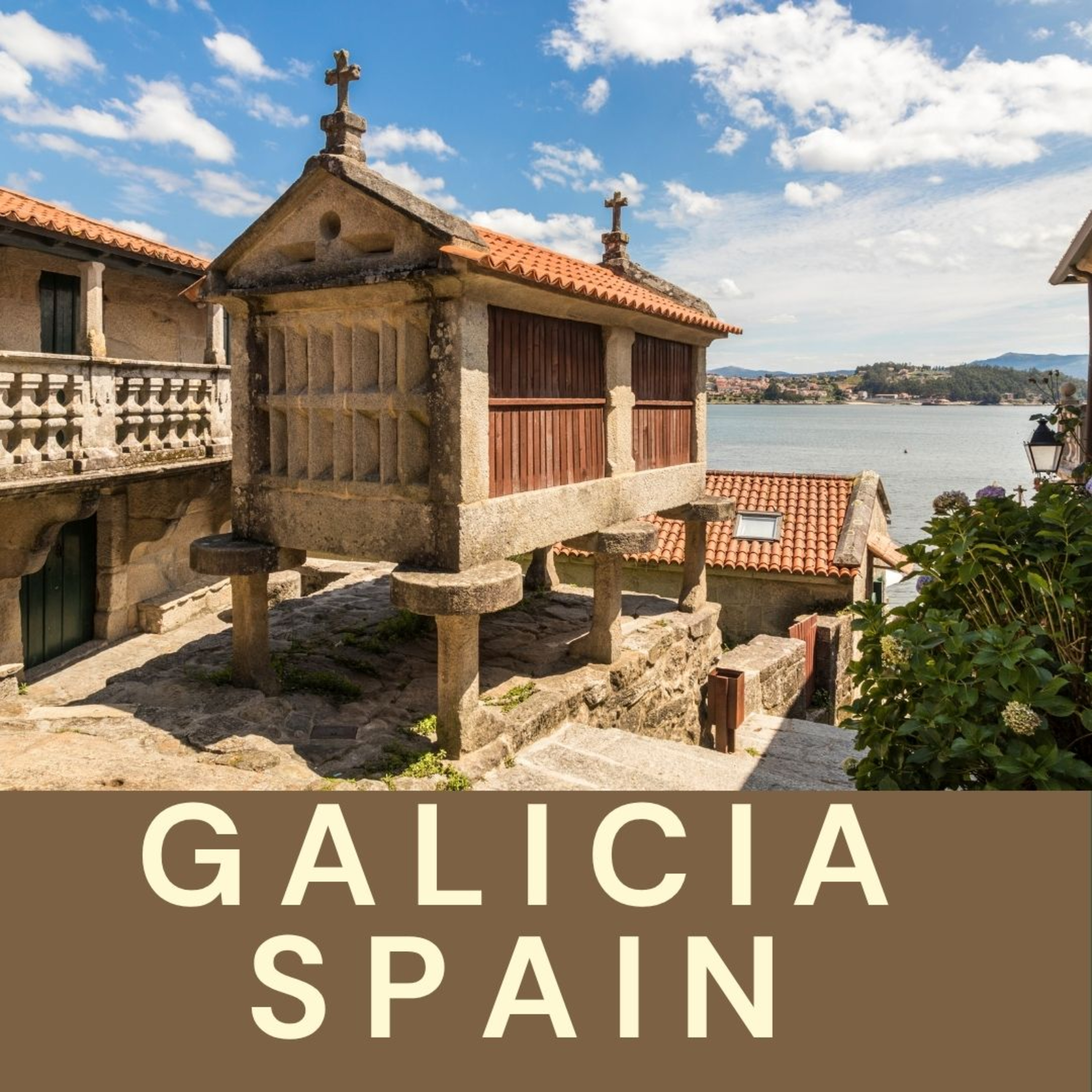 138. Galicia Spain. Travel down the coast from Santiago de Compostella.