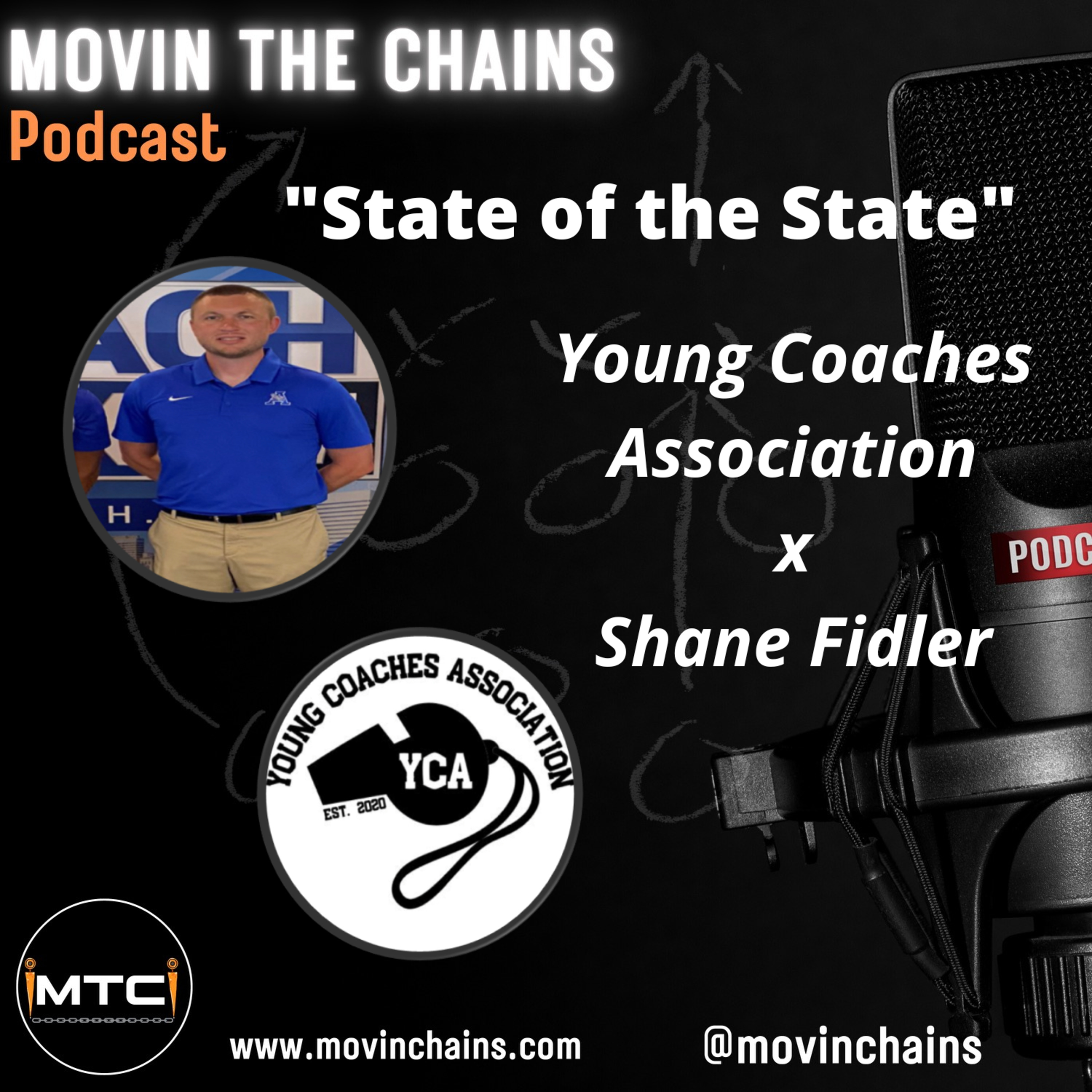 "State of the State" with Movin' The Chains x Young Coaches Association x Shane Fidler episode artwork