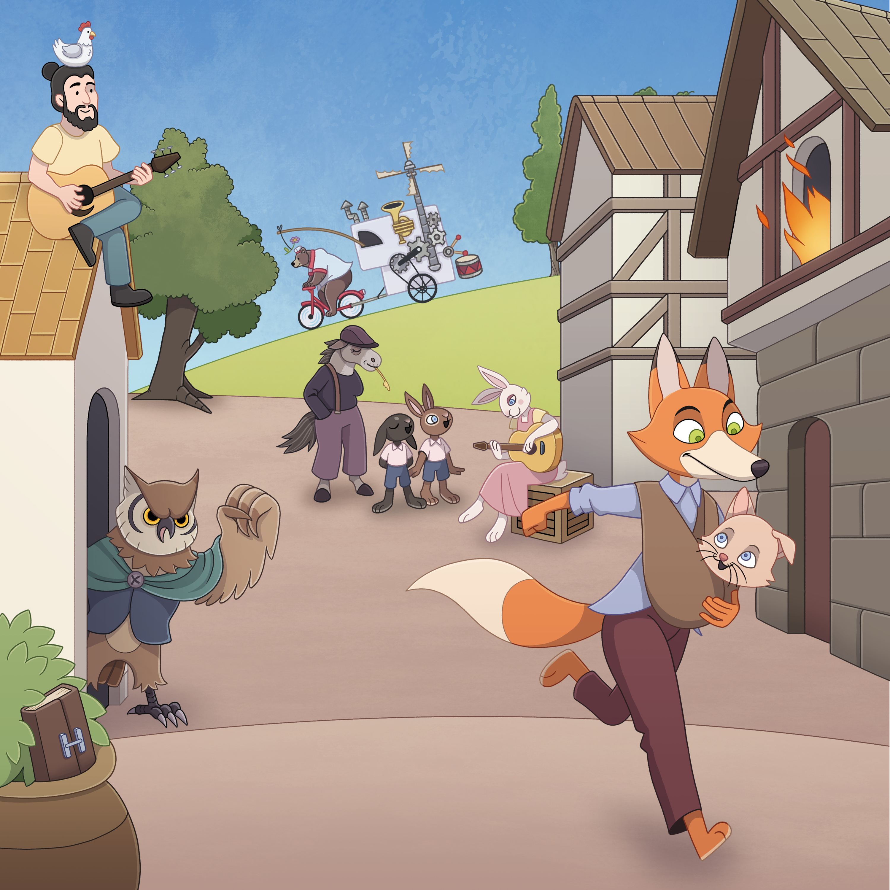 #5 Bourg-Aux-Bêtes : La Famille Lapin