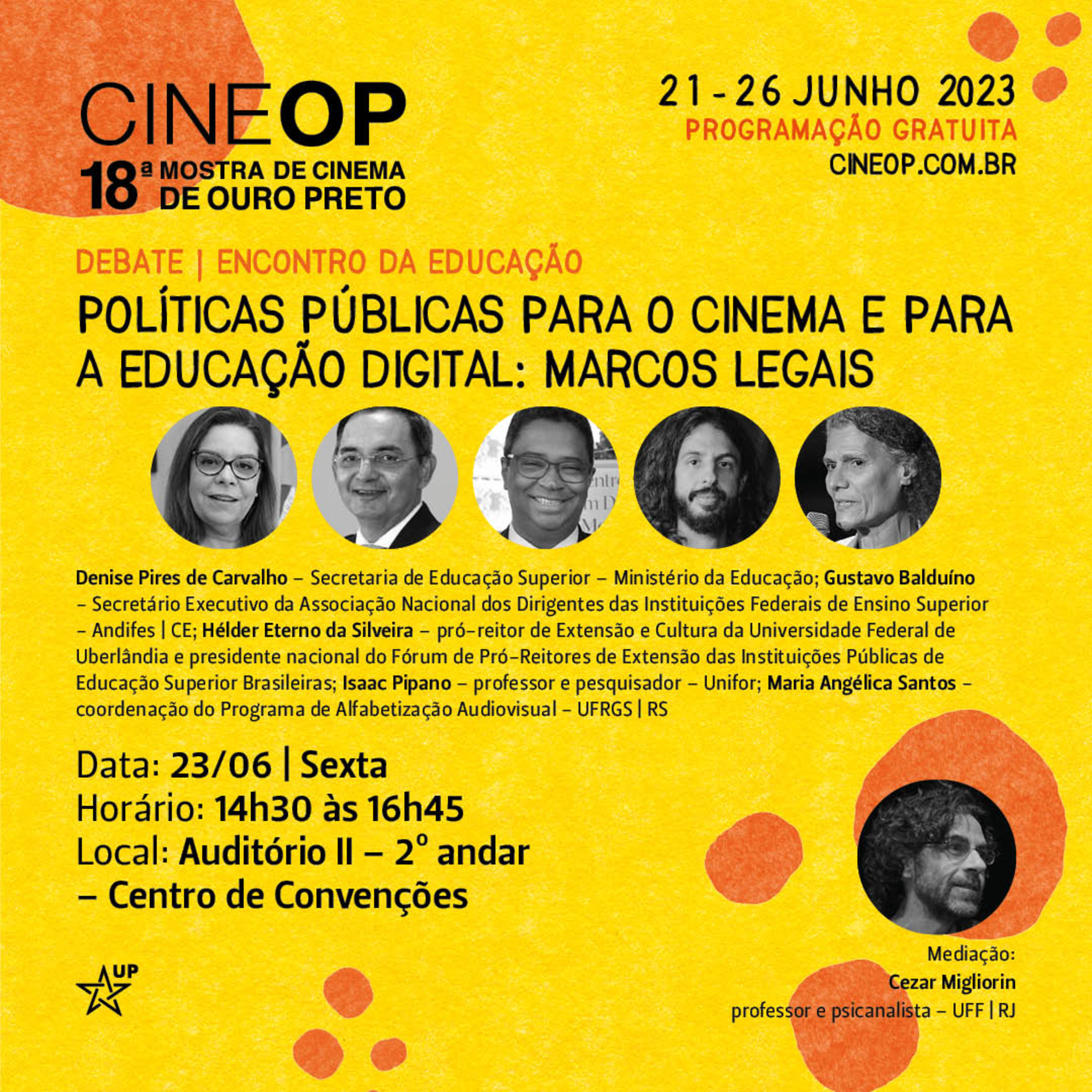 POLÍTICAS PÚBLICAS PARA O CINEMA E PARA A EDUCAÇÃO DIGITAL: MARCOS LEGAIS - 18ªCineOP episode artwork