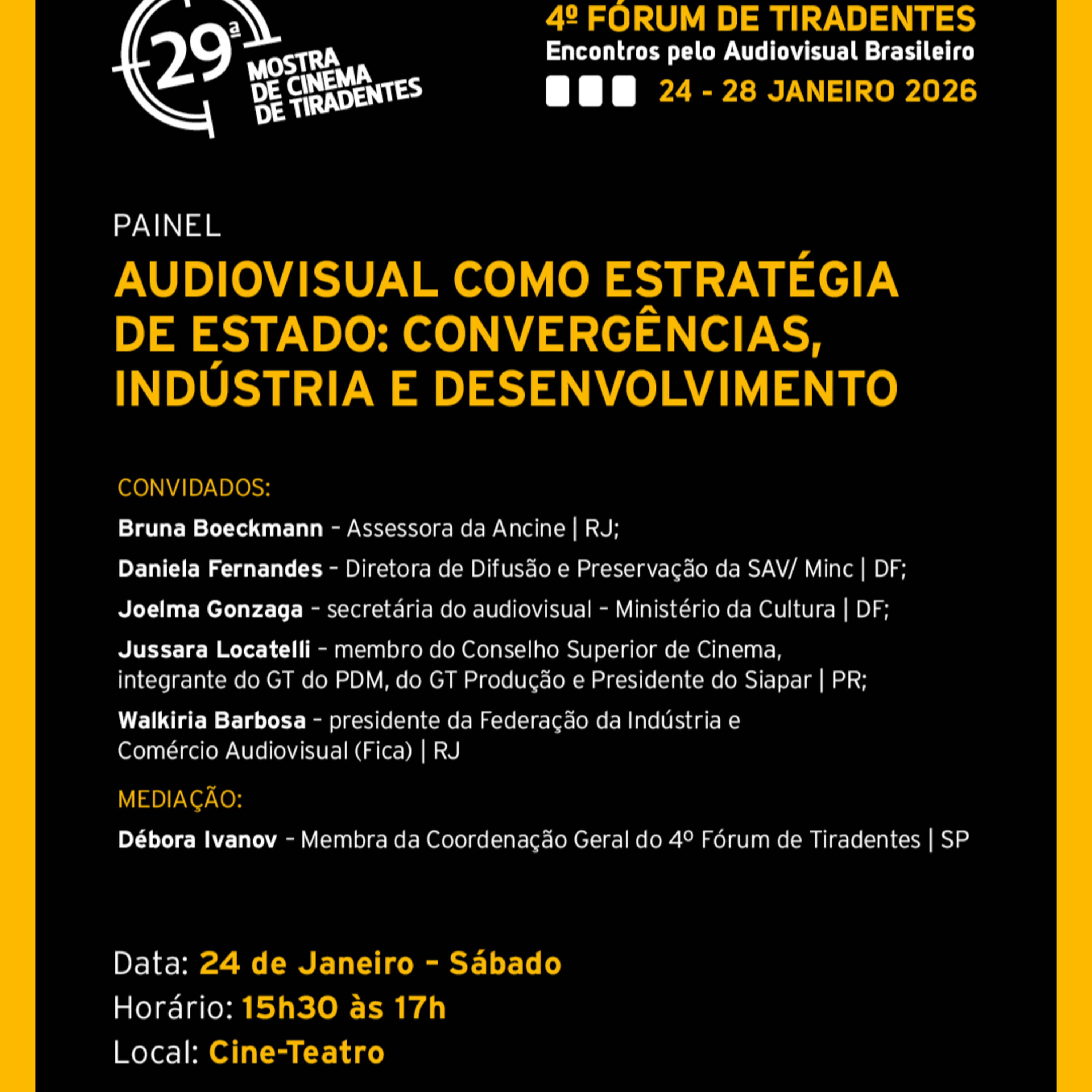 AUDIOVISUAL COMO ESTRATÉGIA DE ESTADO: CONVERGÊNCIAS, INDÚSTRIA E DESENVOLVIMENTO episode artwork