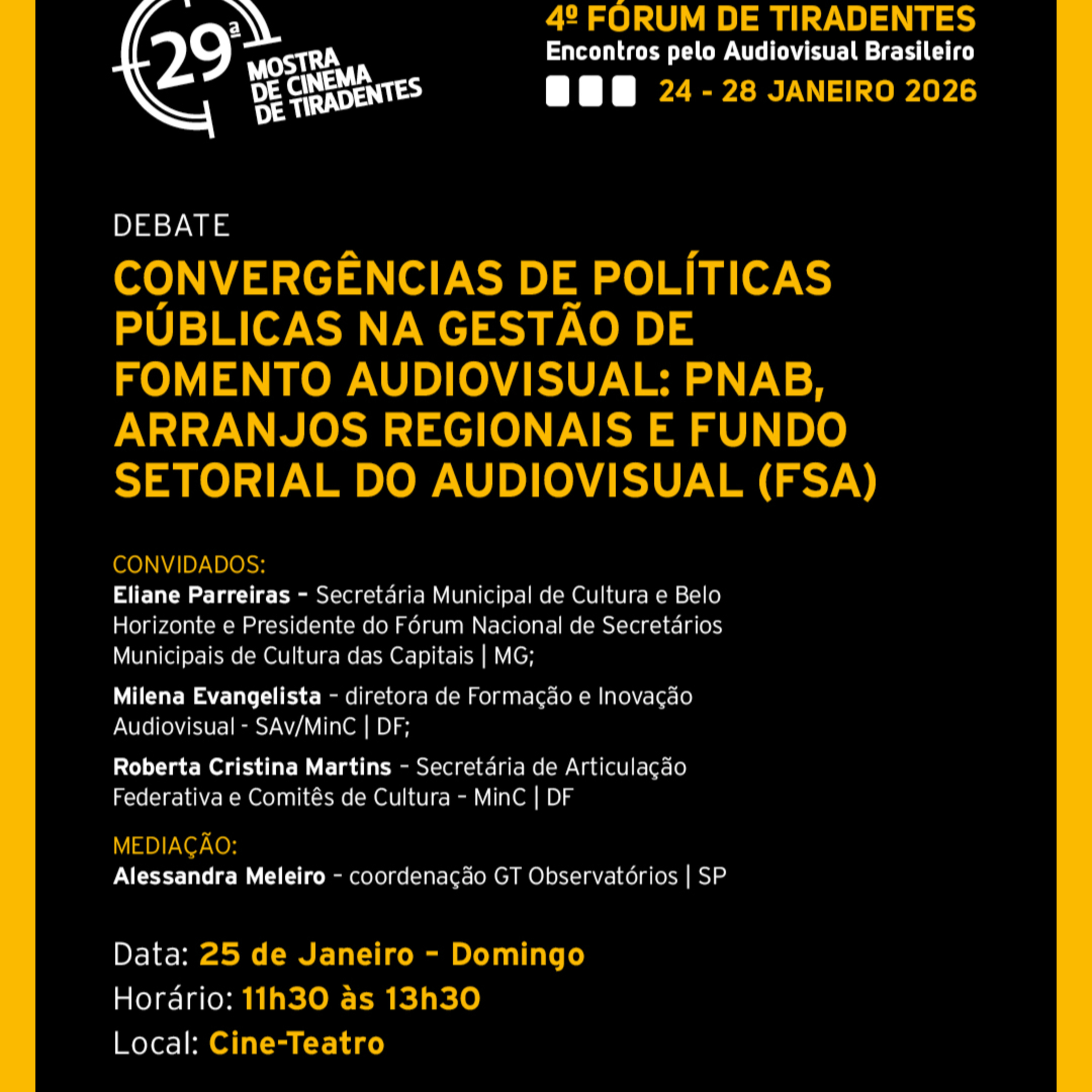 CONVERGÊNCIAS DE POLÍTICAS PÚBLICAS NA GESTÃO DE FOMENTO AUDIOVISUAL: PNAB, ARRANJOS REGIONAIS E FUNDO SETORIAL DO AUDIOVISUAL (FSA) episode artwork