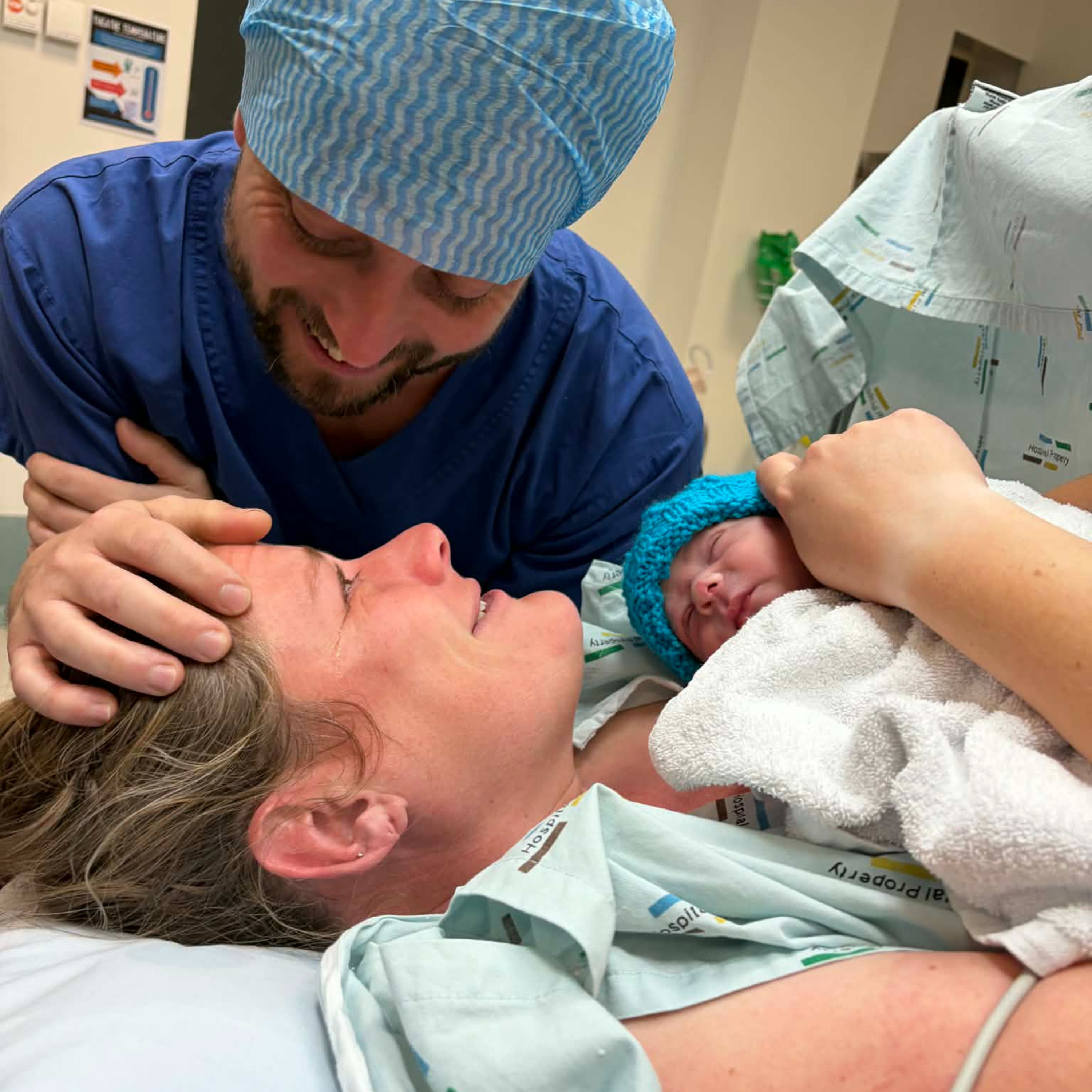 #190. Amy's c-section to Finley episode artwork