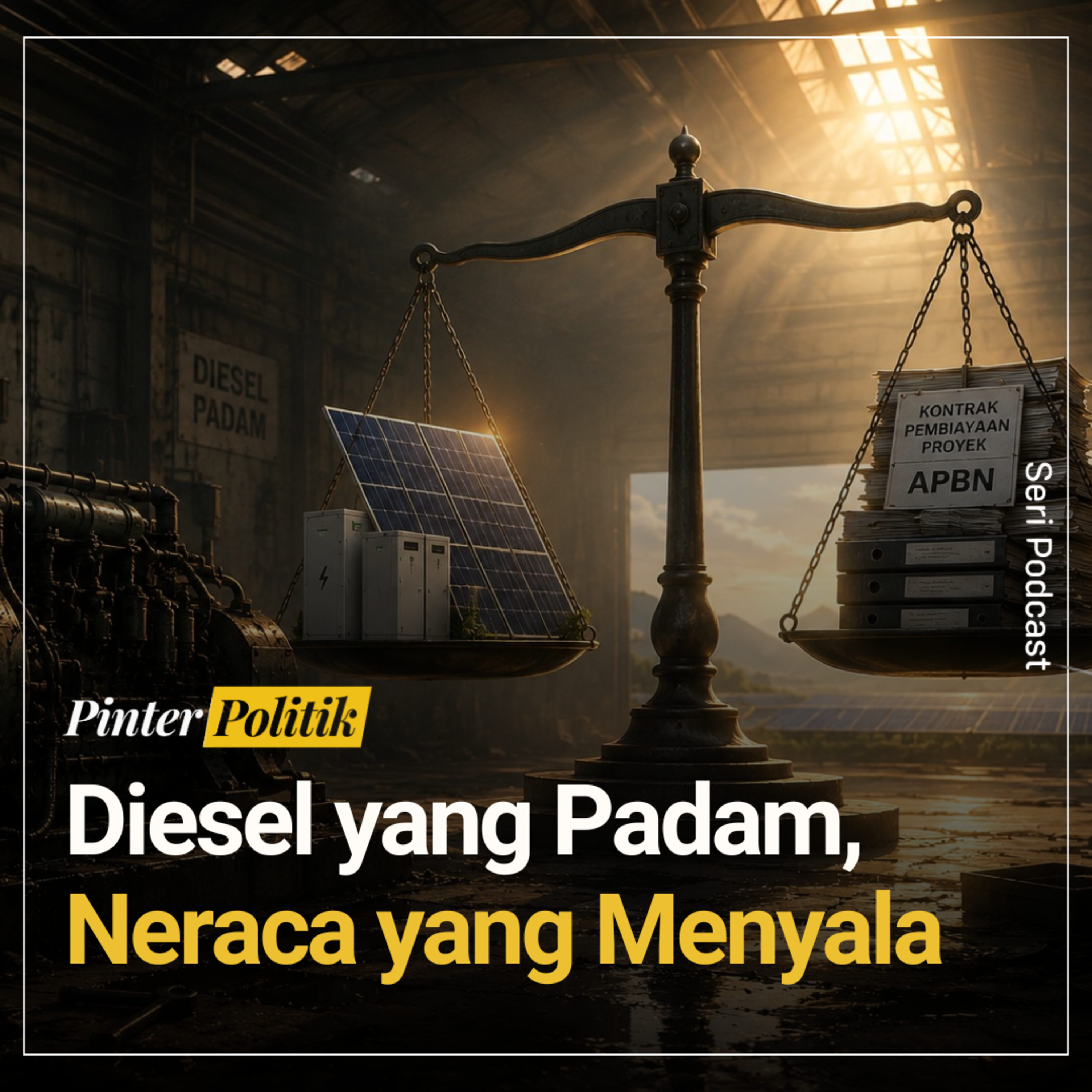 Diesel yang Padam, Neraca yang Menyala episode artwork