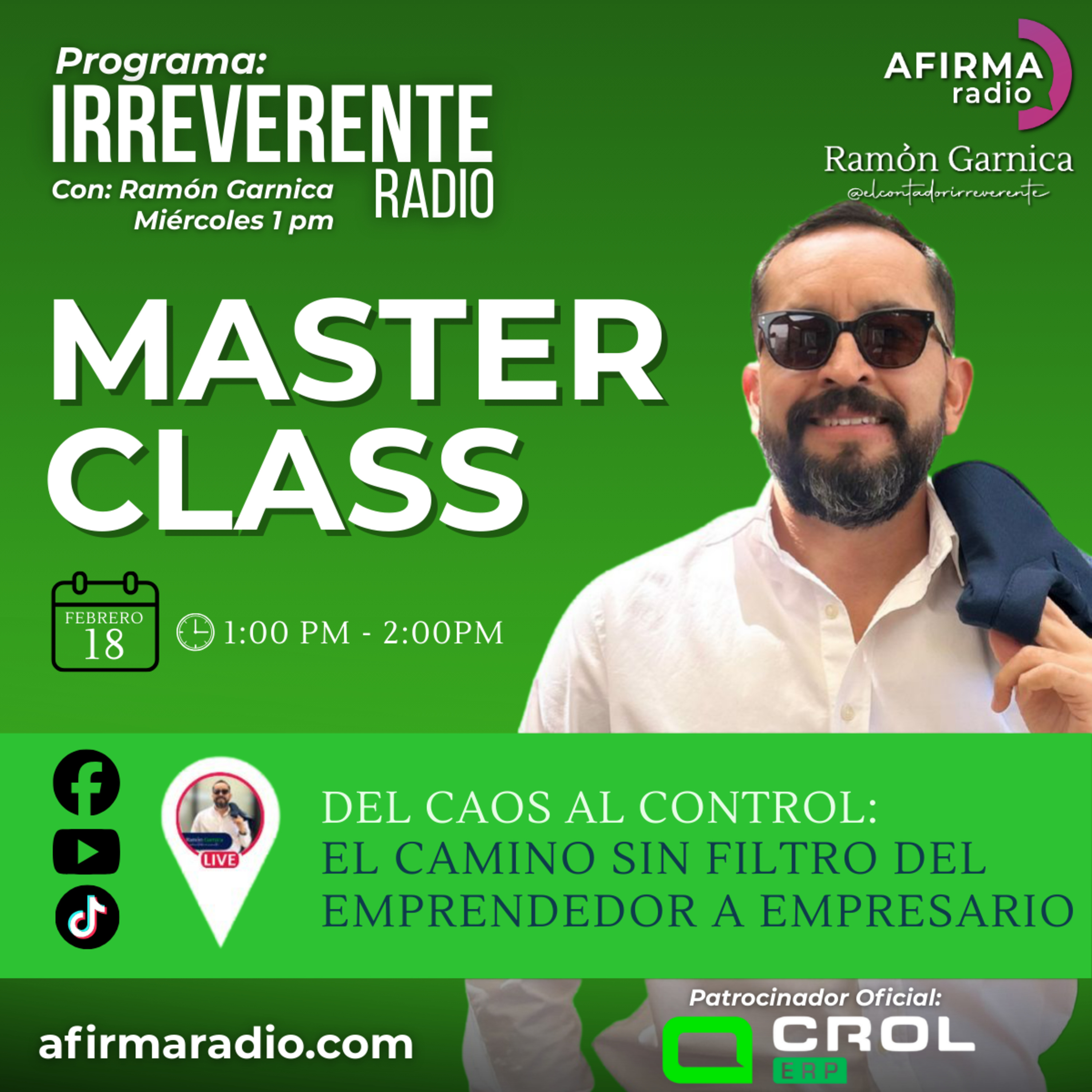 Portada de Ramon Garnica Podcast