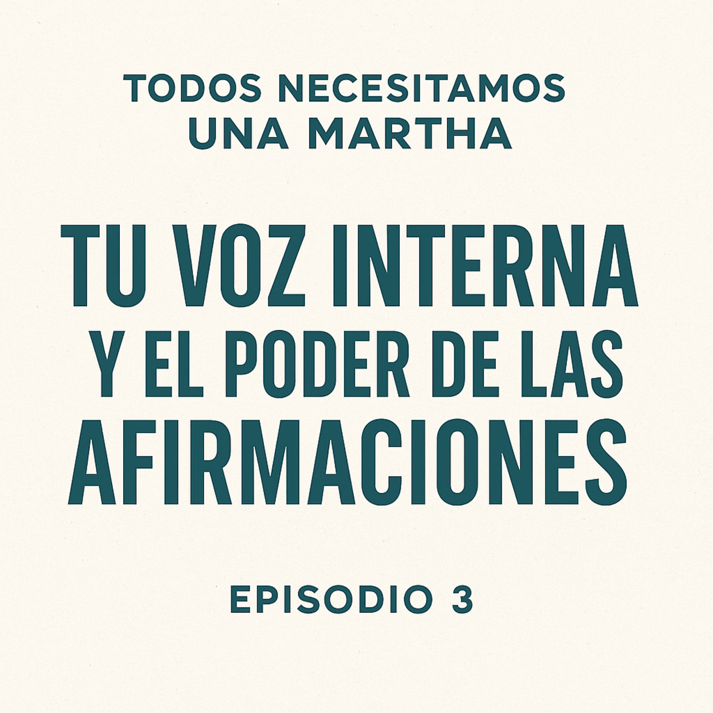 Todos Necesitamos una Martha