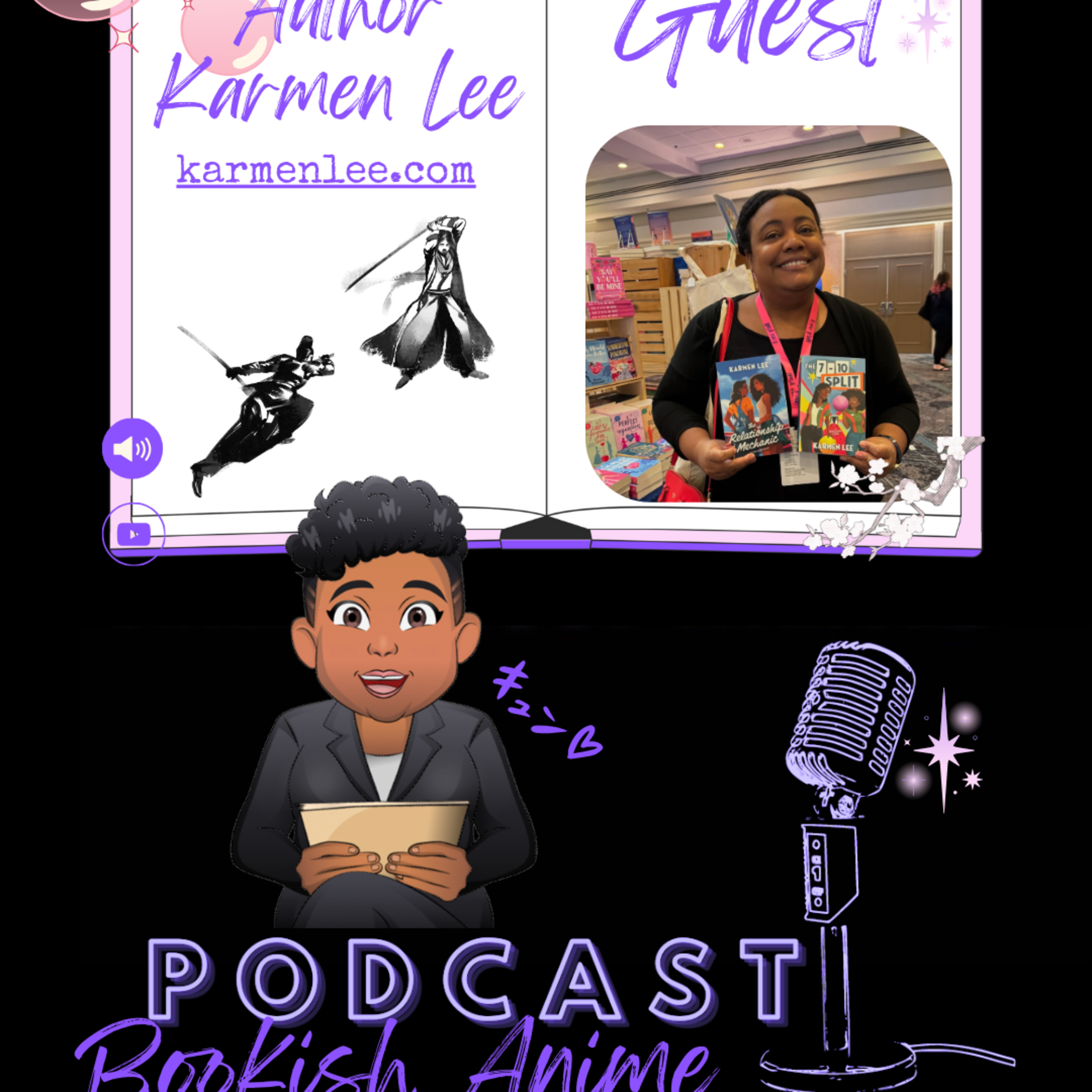A.M.W Podcast - Bookish Anime Lovers with Karmen Lee episode artwork