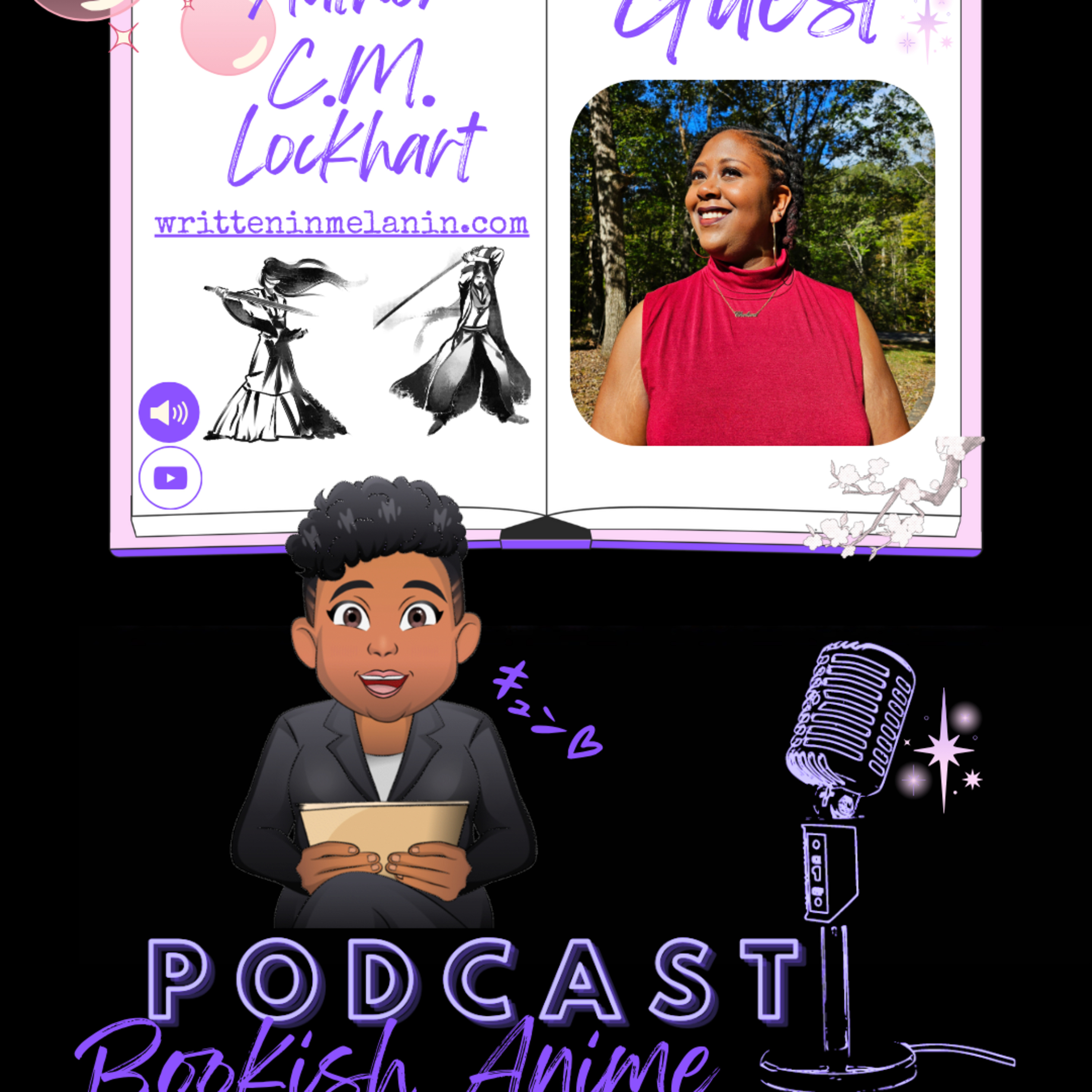 A.M.W Podcast - Bookish Anime Lovers with C.M. Lockheart episode artwork