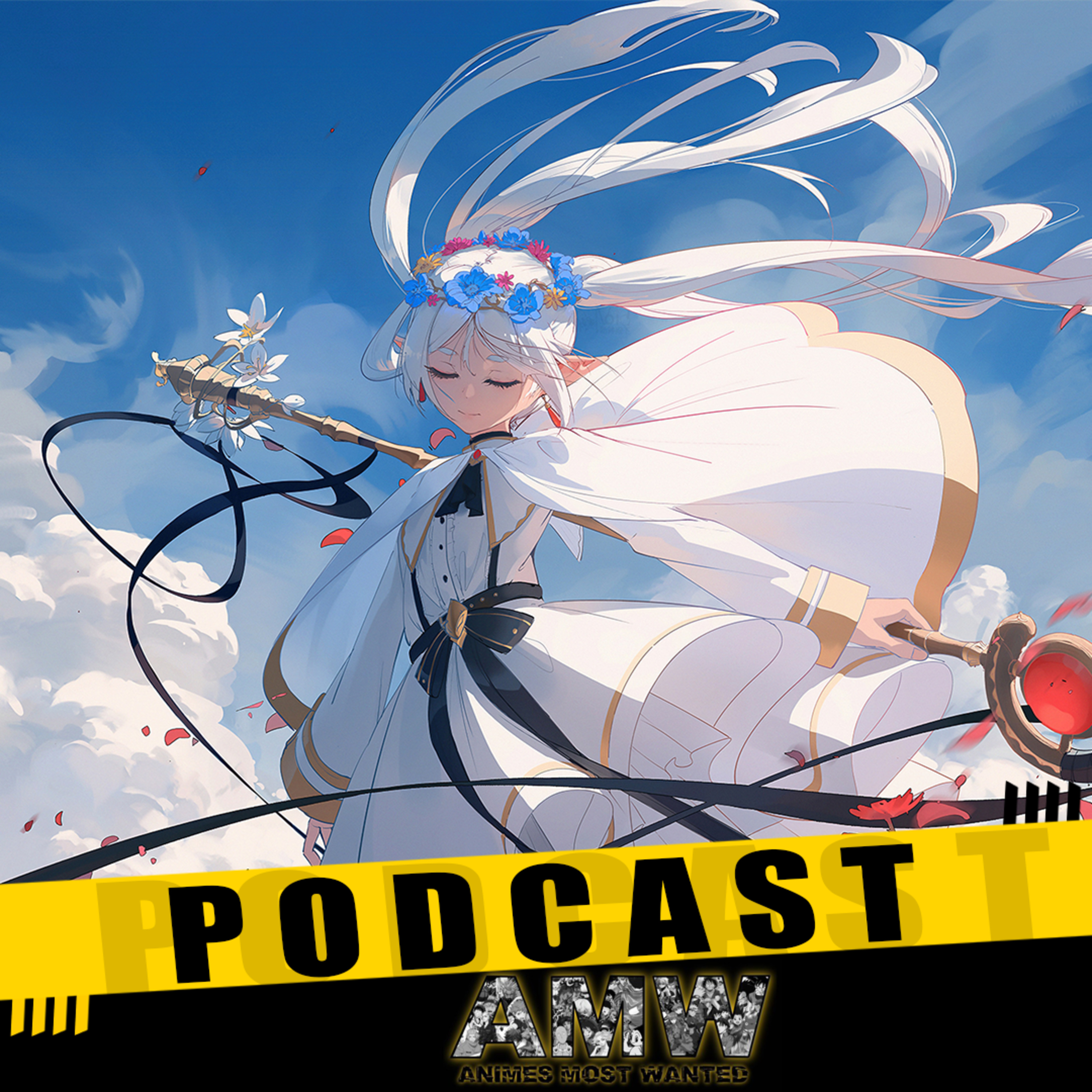 A.M.W Podcast - Frieren Beyond Journey's End Review Season 2 Ep7 The Dive Revolt and Ep8 Magnificent End episode artwork