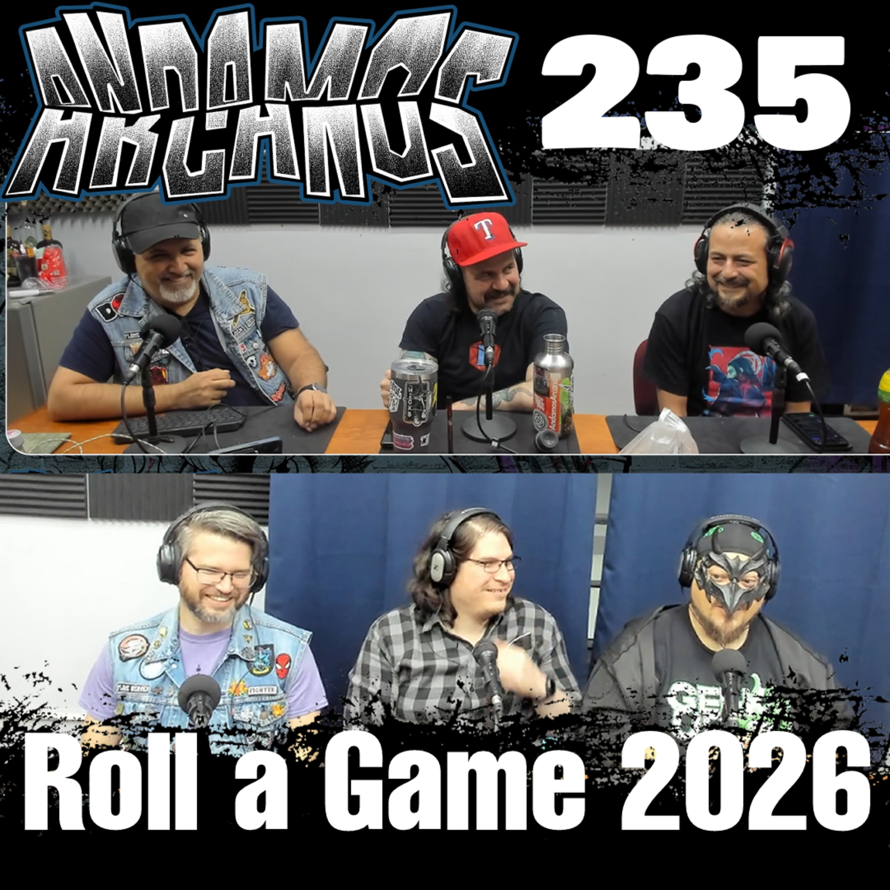 Andamos Arcanos 235 - Roll a Game Expo 2026 episode artwork