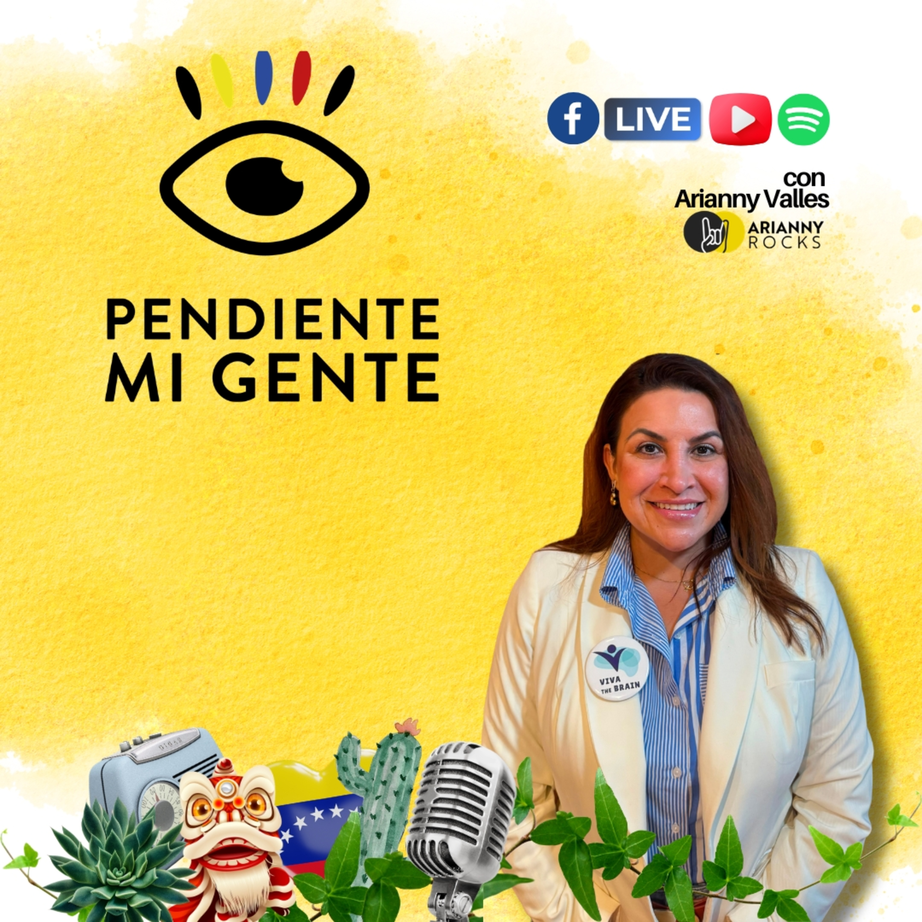 Portada de Pendiente mi Gente - Arianny Rocks