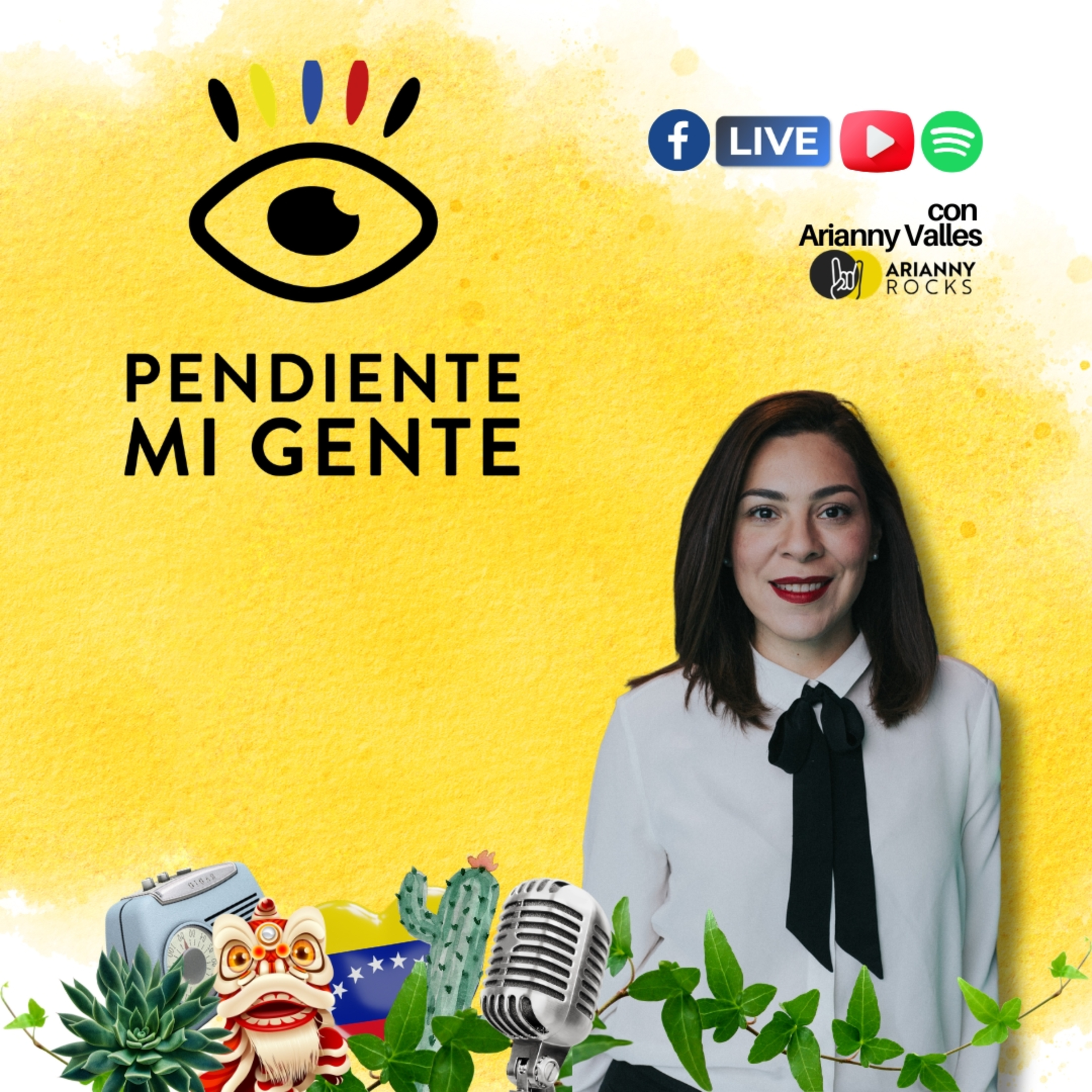 Portada de Pendiente mi Gente - Arianny Rocks