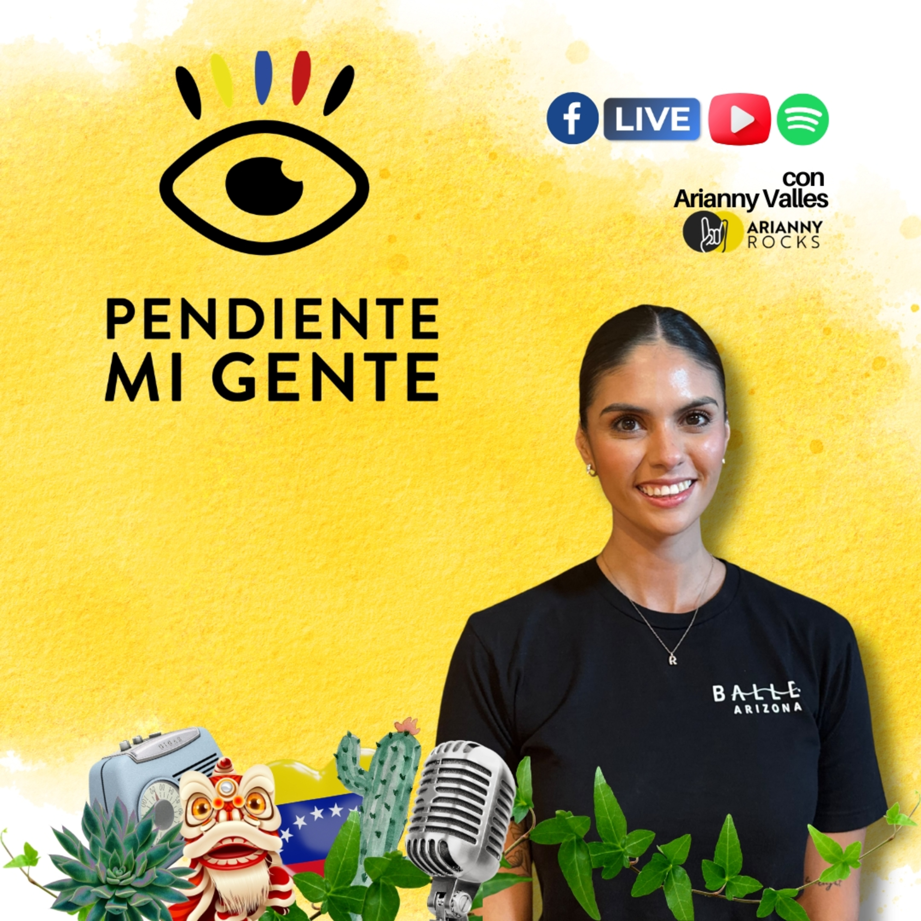 Portada de Pendiente mi Gente - Arianny Rocks