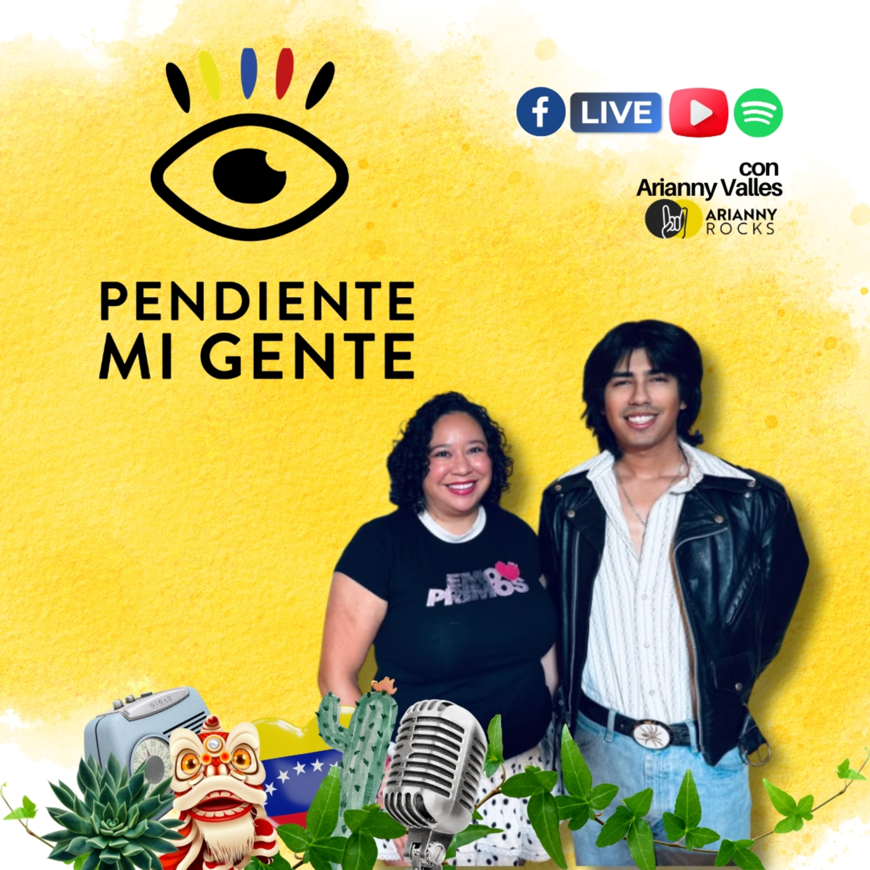 Portada de Pendiente mi Gente - Arianny Rocks