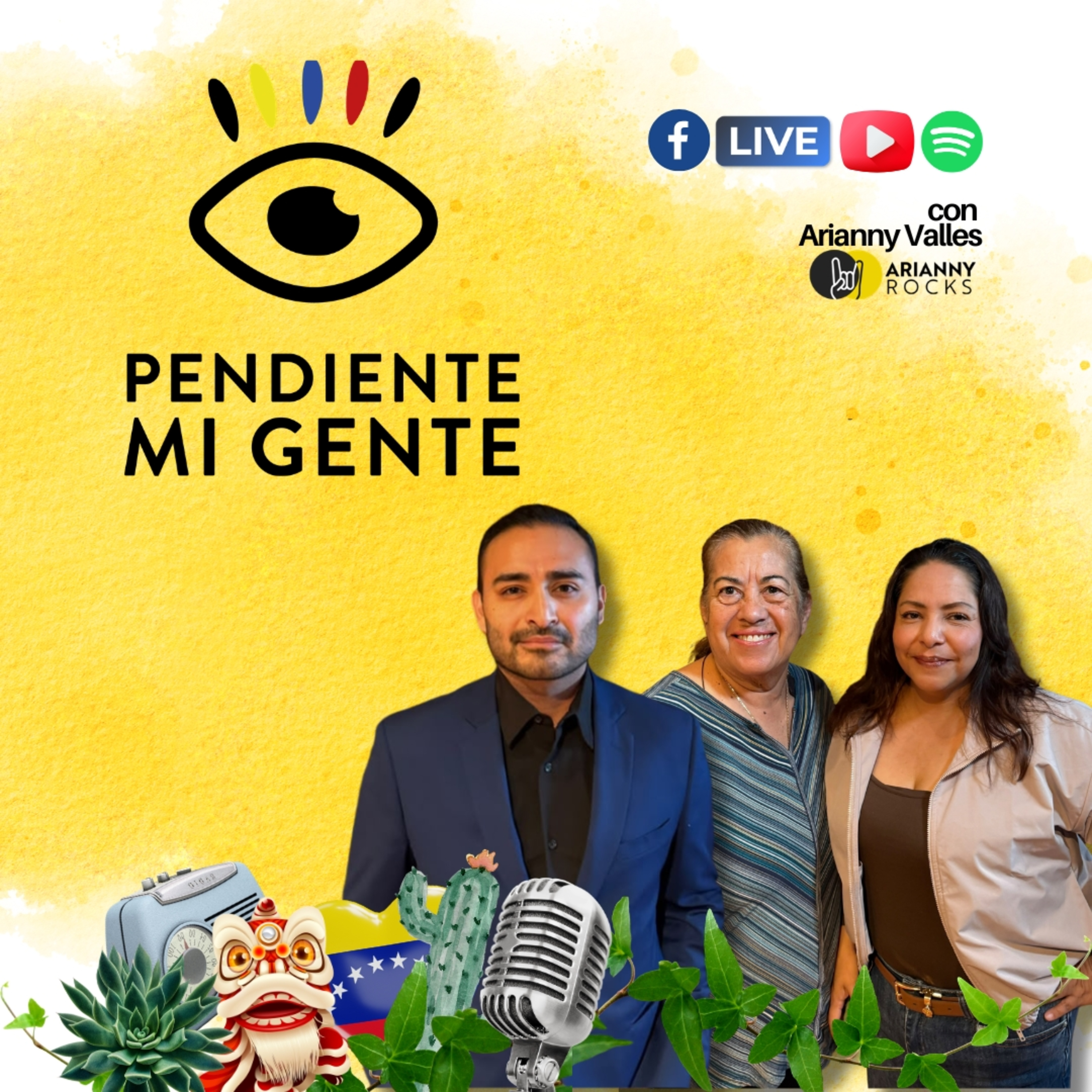 Portada de Pendiente mi Gente - Arianny Rocks