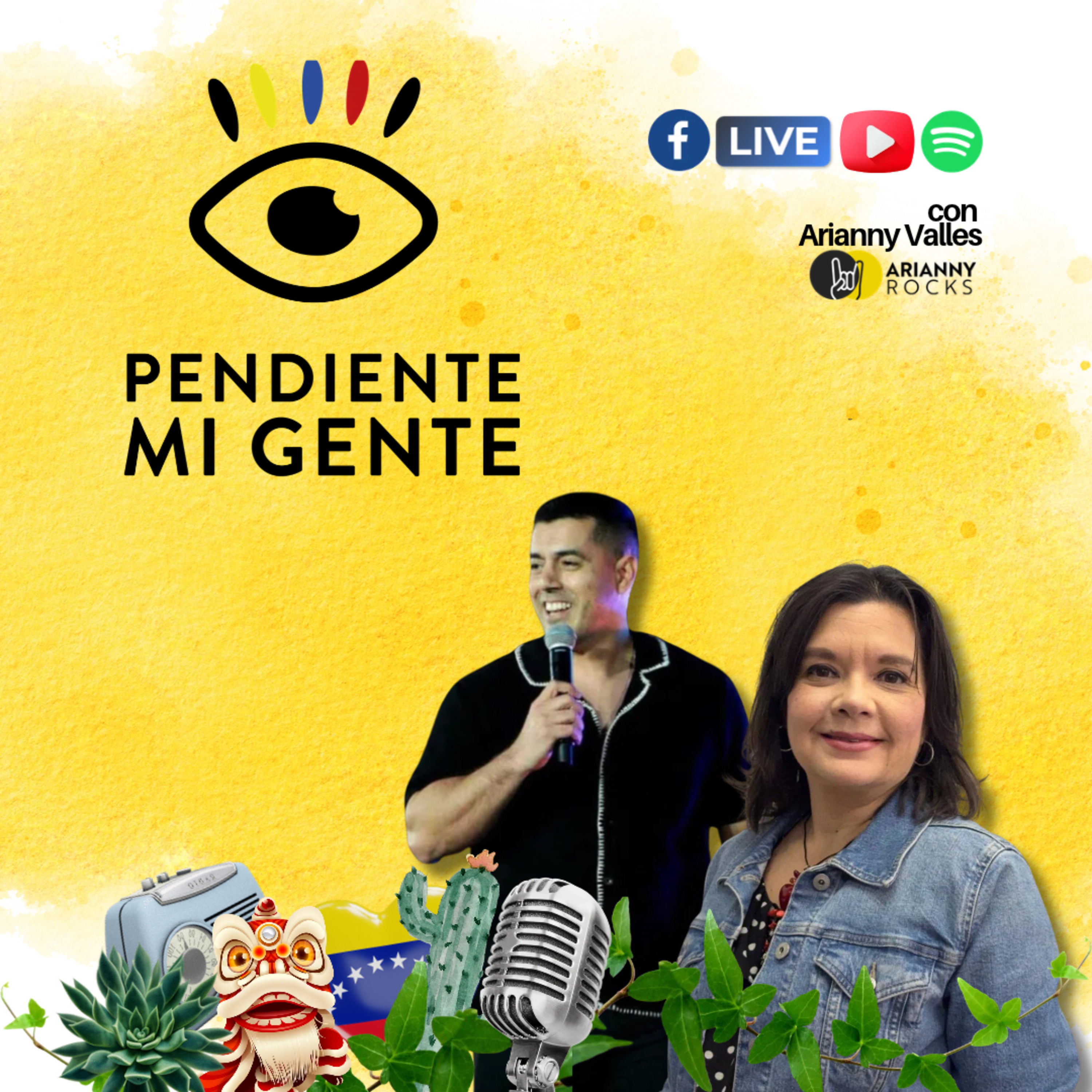 Portada de Pendiente mi Gente - Arianny Rocks